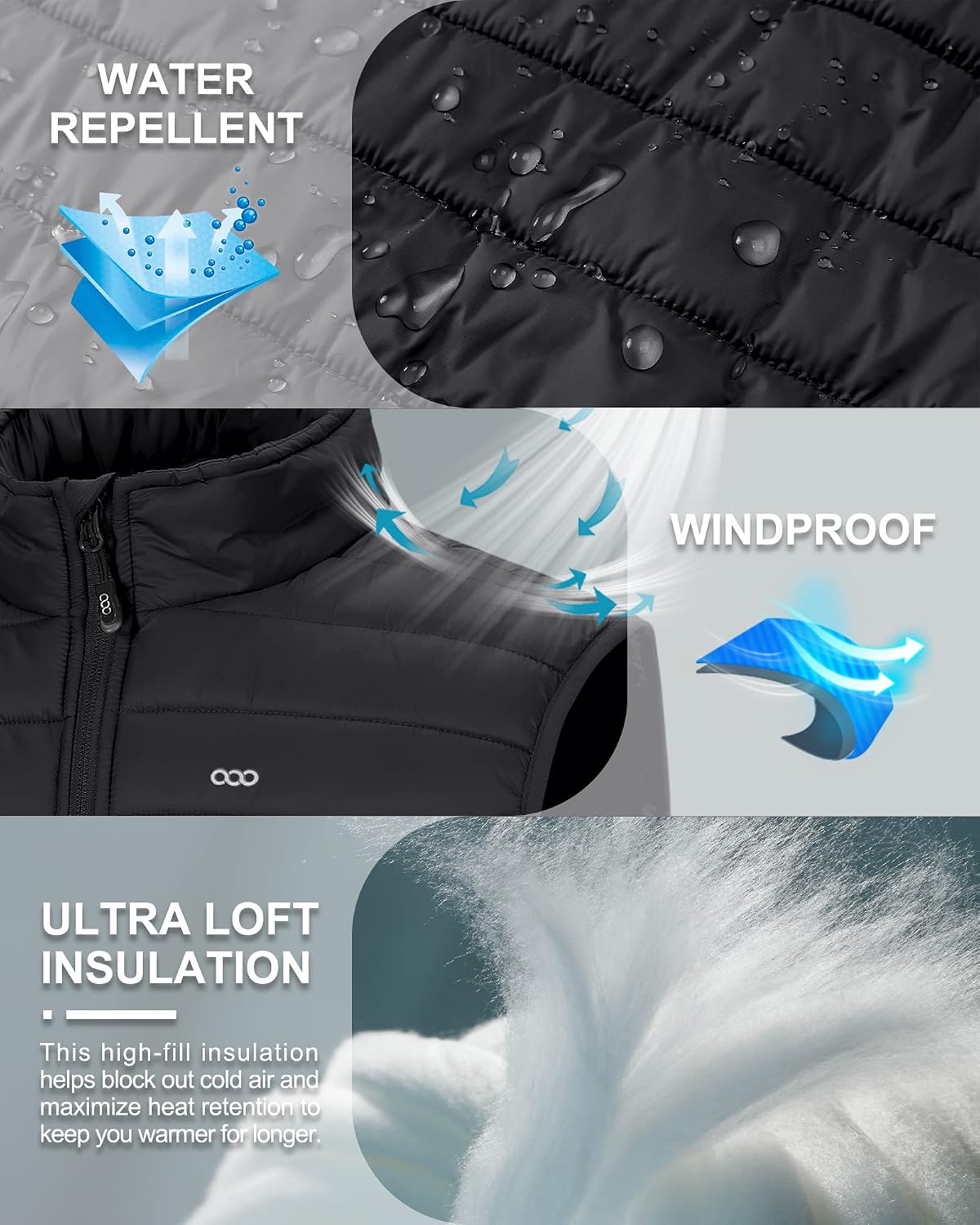 Detalle 2 de 33,000ft Men's Lightweight Gilet Packable