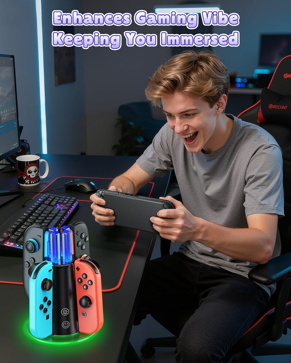 Thumbnail 6 de Nintendo Switch Charger Dock 2-port magnetic stand
