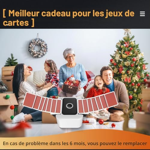 Thumbnail 6 de Buldoospok Silencieux Mélangeur de Cartes Automatique – 2000 mAh, USB-C, Portable