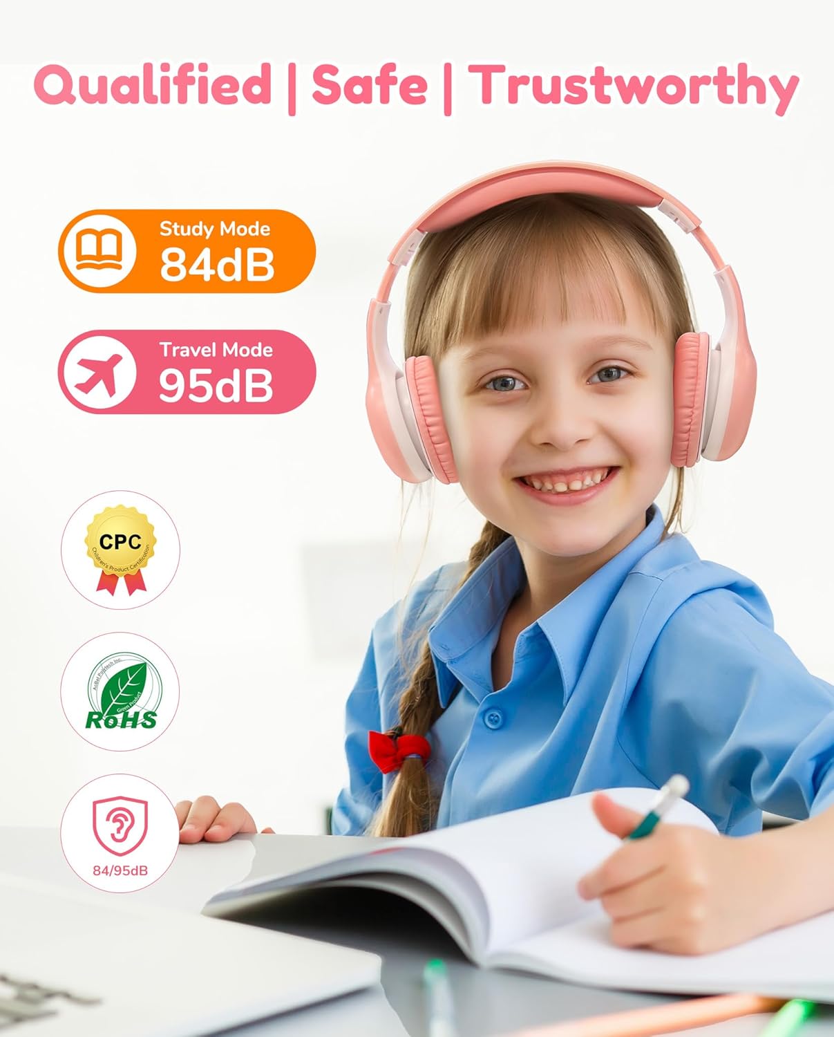 Thumbnail 2 de EarFun Kids Headphones 40H wireless