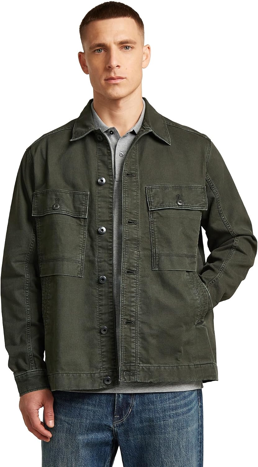 Thumbnail 6 de G-Star Mosa Overshirt Overshirt Homme (Lot de 1) – bleu, Taille XXL