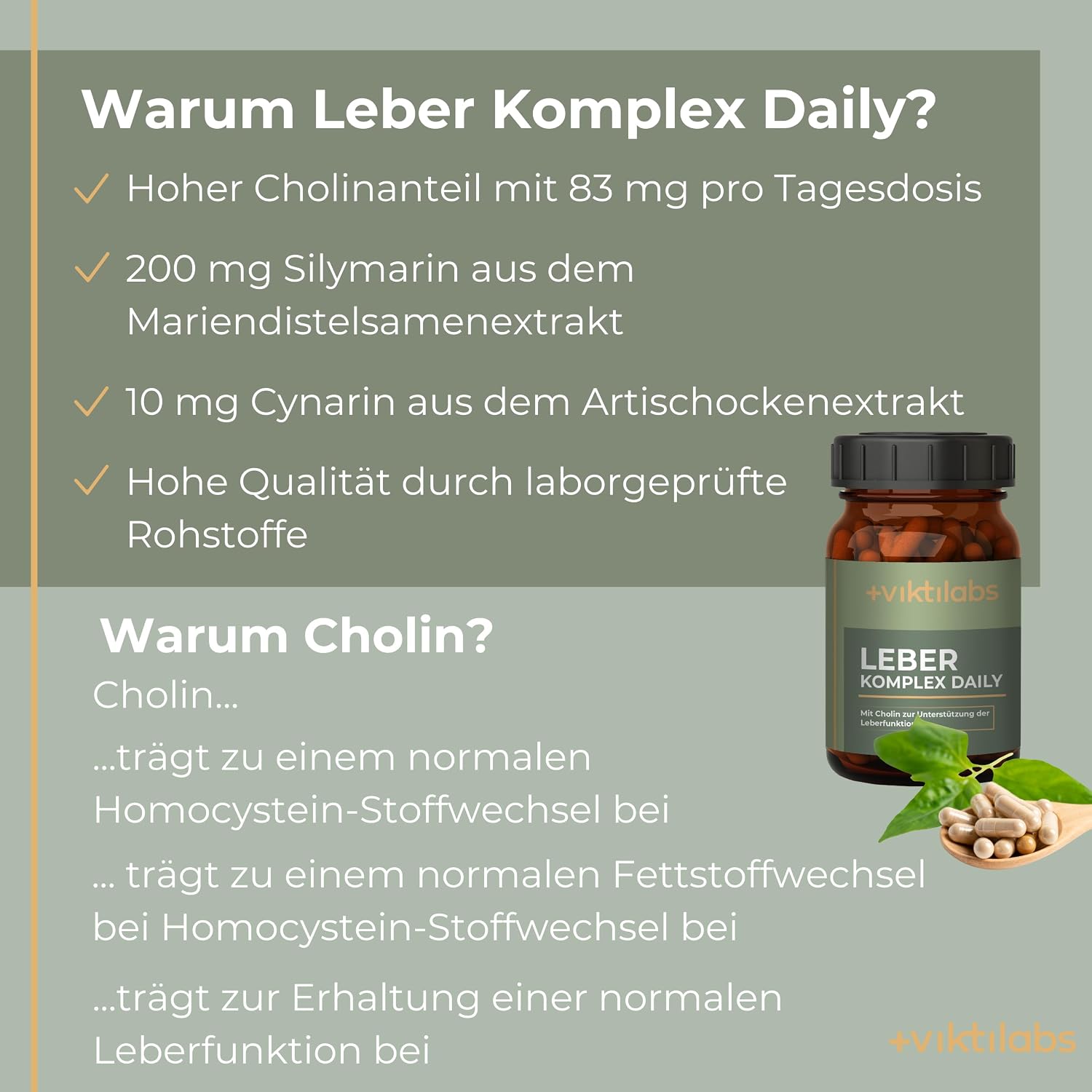 Detalle de Viktilabs Leber Komplex Daily â 120 Kapseln đ