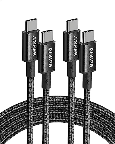 Detalle de Anker 100W USB-C auf USB-C Kabel PD 3.0 – 2er-Pack, 1,8 m