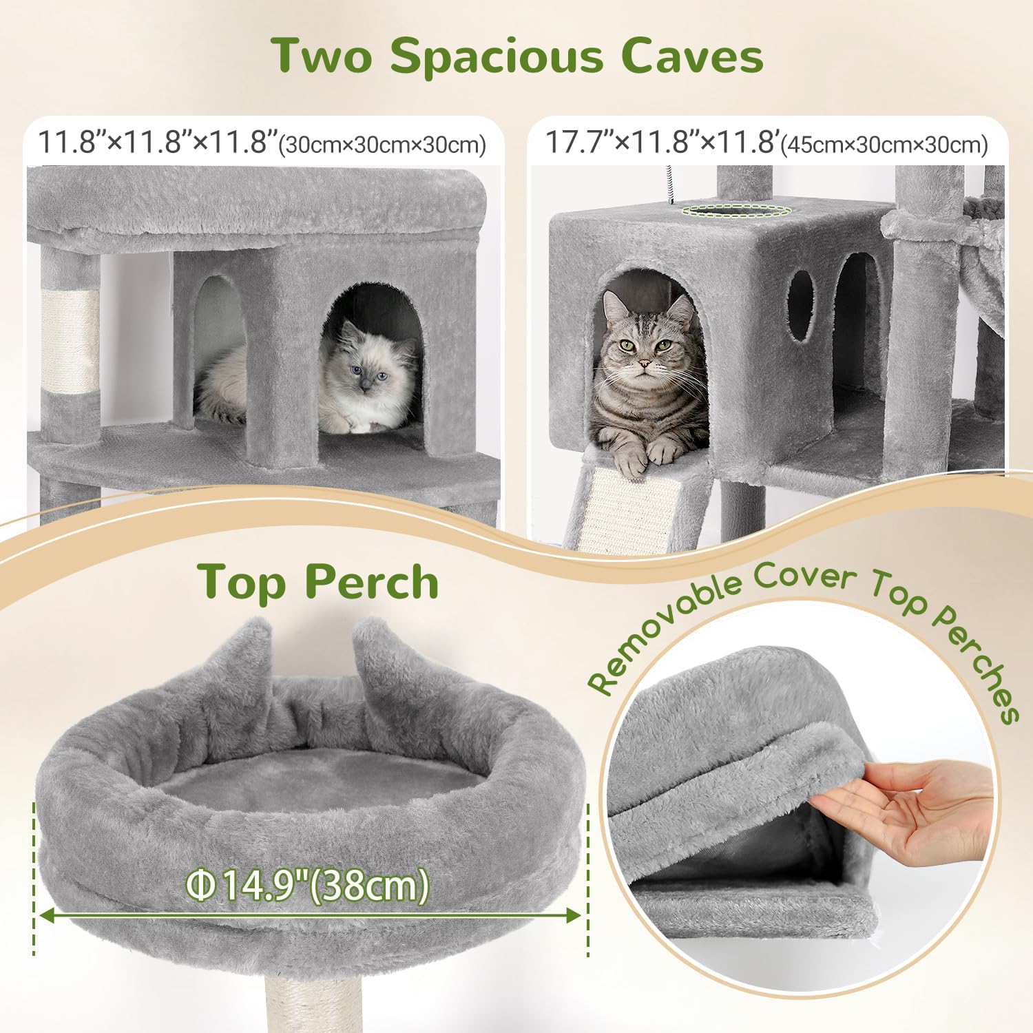Detalle de Globlazer Cat Tree, 72-Inch