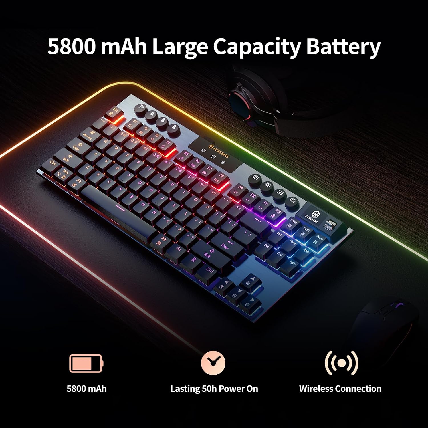 Thumbnail 6 de Hexgears Low-Profile Mechanical Keyboard A3