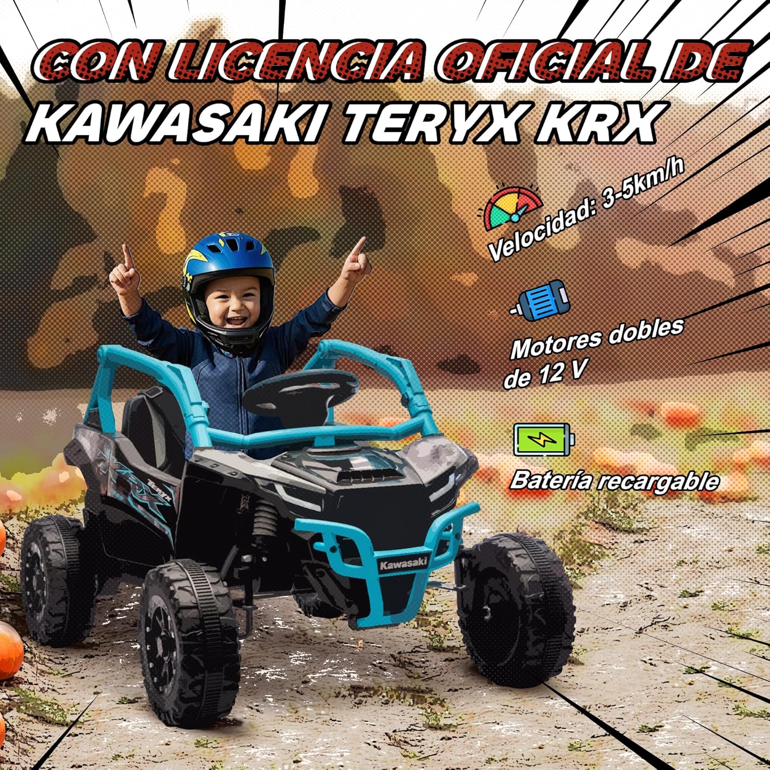 Thumbnail 2 de AIYAPLAY Kawasaki Teryx KRX 1000 12V