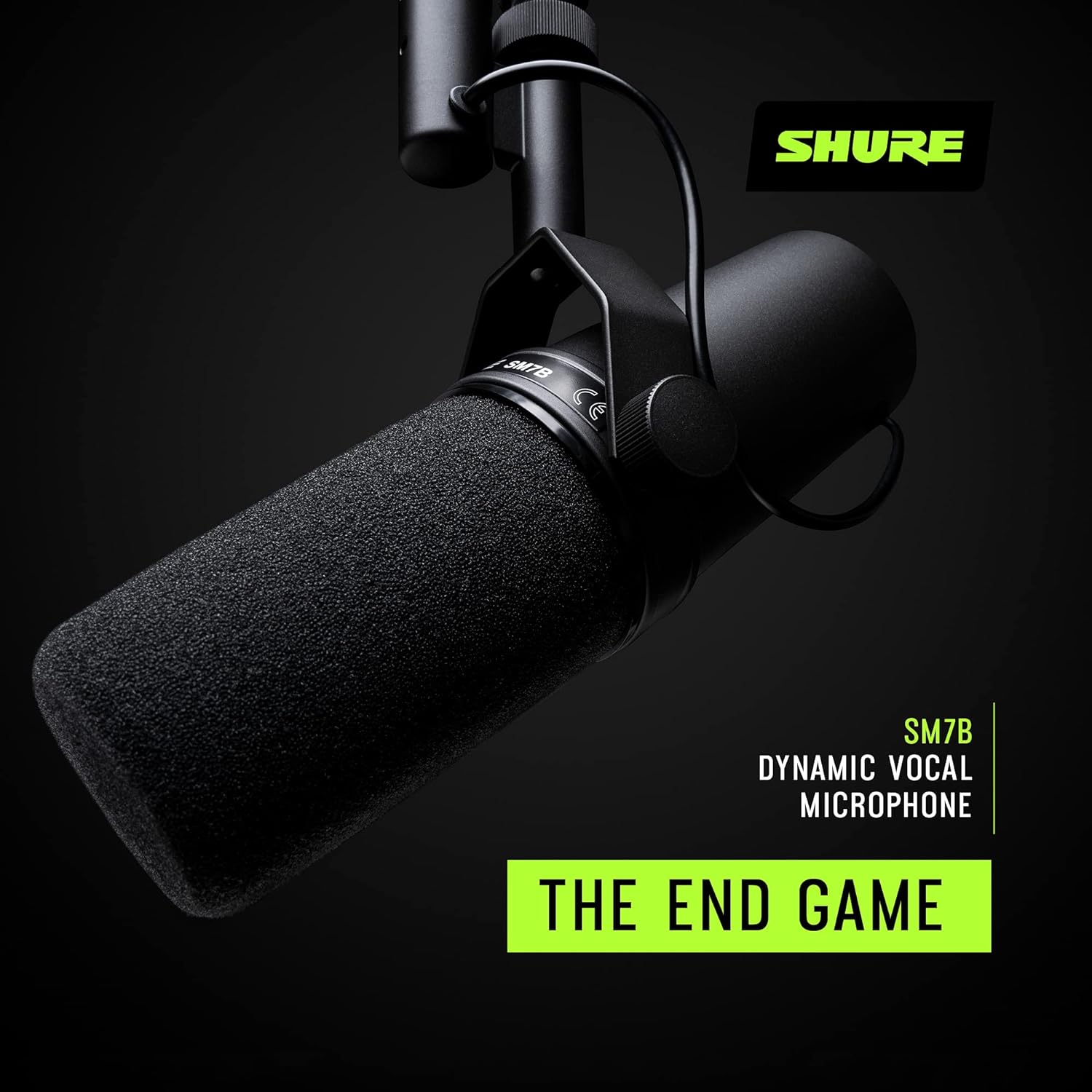 Detalle 2 de Shure SM7B Dynamic Vocal Microphone (XLR) for Podcasting, Recording, Streaming, and Broadcast