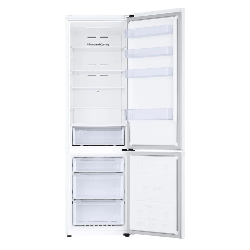 Detalle 2 de Samsung Combi 200 cm 390 L Blanco No Frost SpaceMax