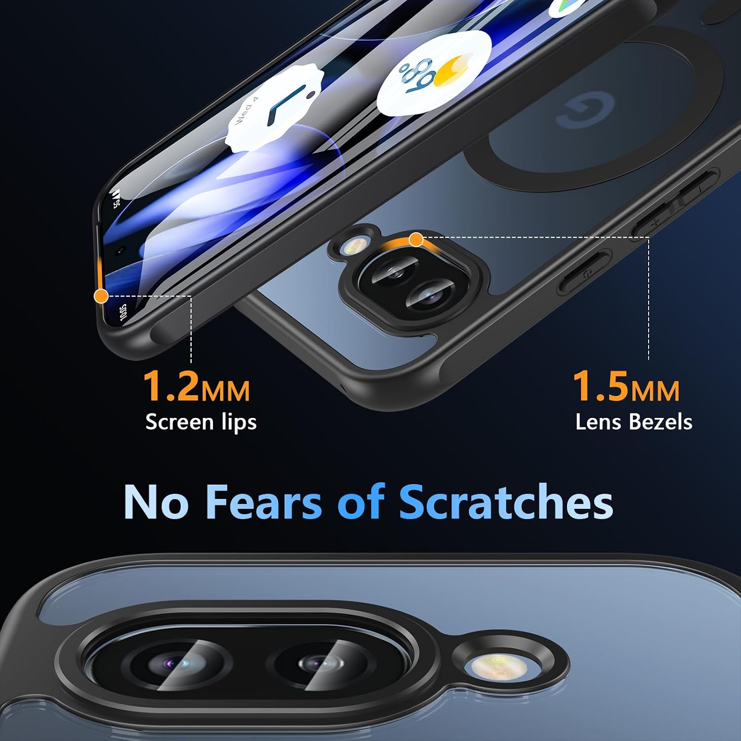 Thumbnail 4 de BESINPO Pixel 9A magnetic case with 9H glass