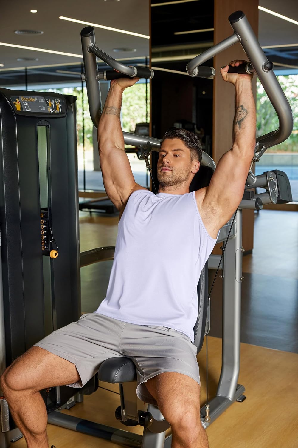 Thumbnail 5 de COOFANDY Men's Quick-Dry Mesh Workout Tank Top with Reflective Details
