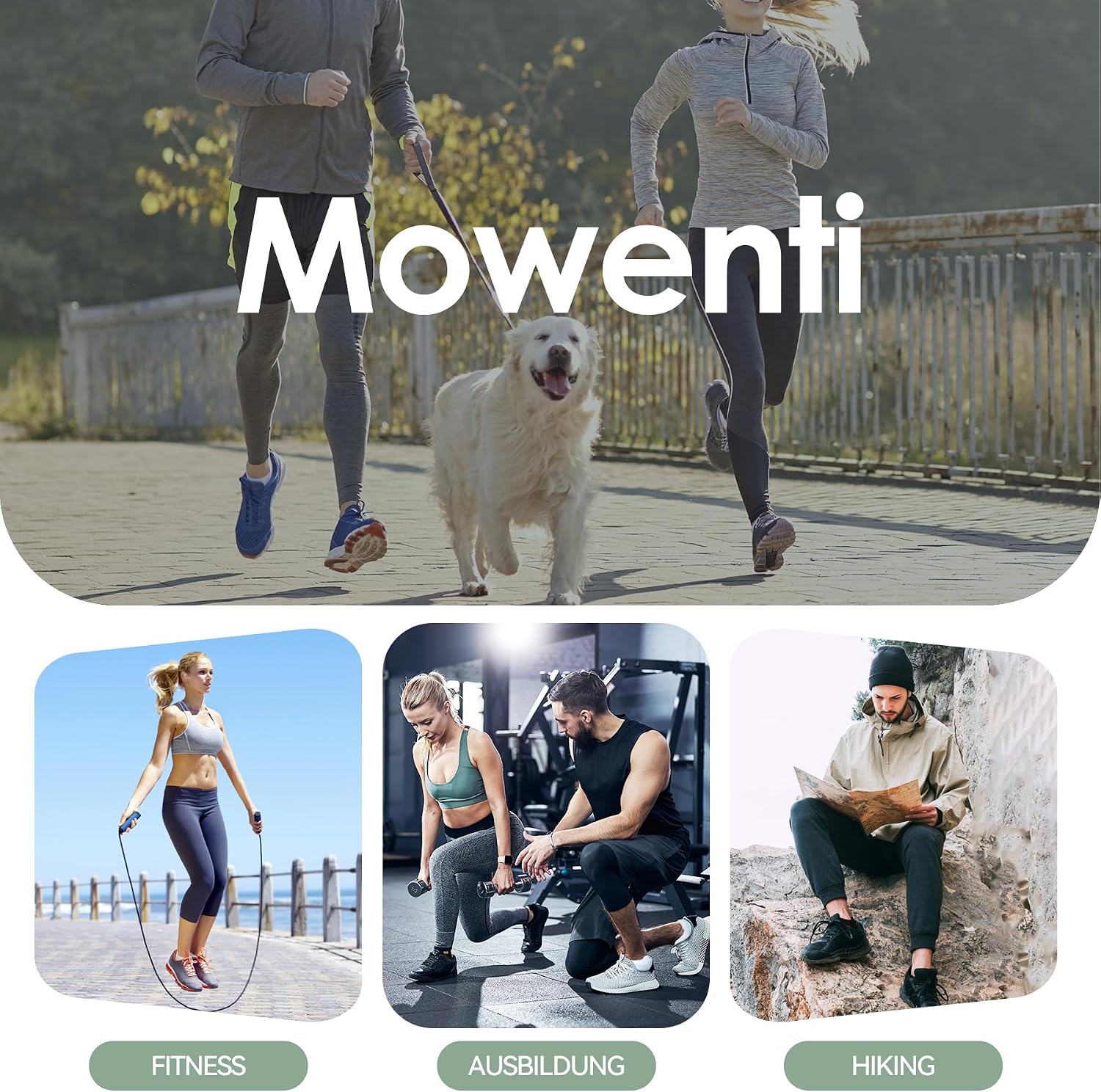 Thumbnail 6 de Mowenti 10 Paar Sneaker Socken Herren & Damen – atmungsaktive Sportsocken (Unisex)