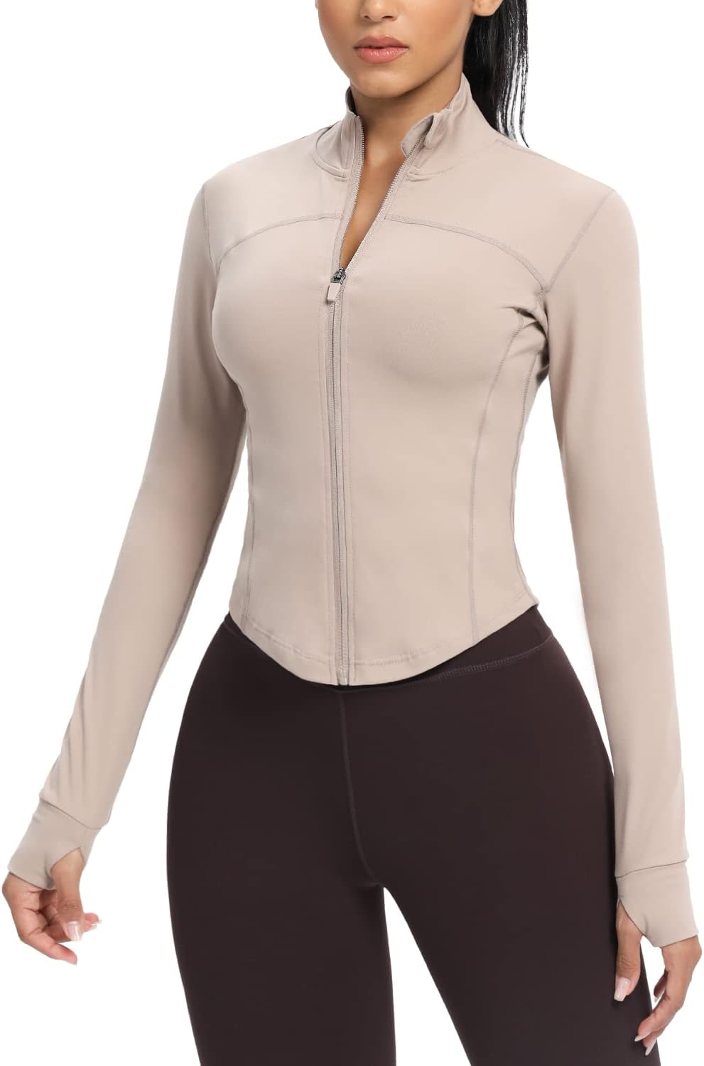 Detalle de AVGO Women's Cropped Running Jacket, Nylon-Lycra Blend