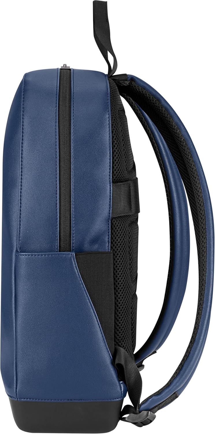 Detalle 2 de Moleskine Zaino Zaino Collezione Classic con porta PC fino a 14” e tasca dedicata per iPad, Blu Zaffiro (30 x 41 x 12 cm)