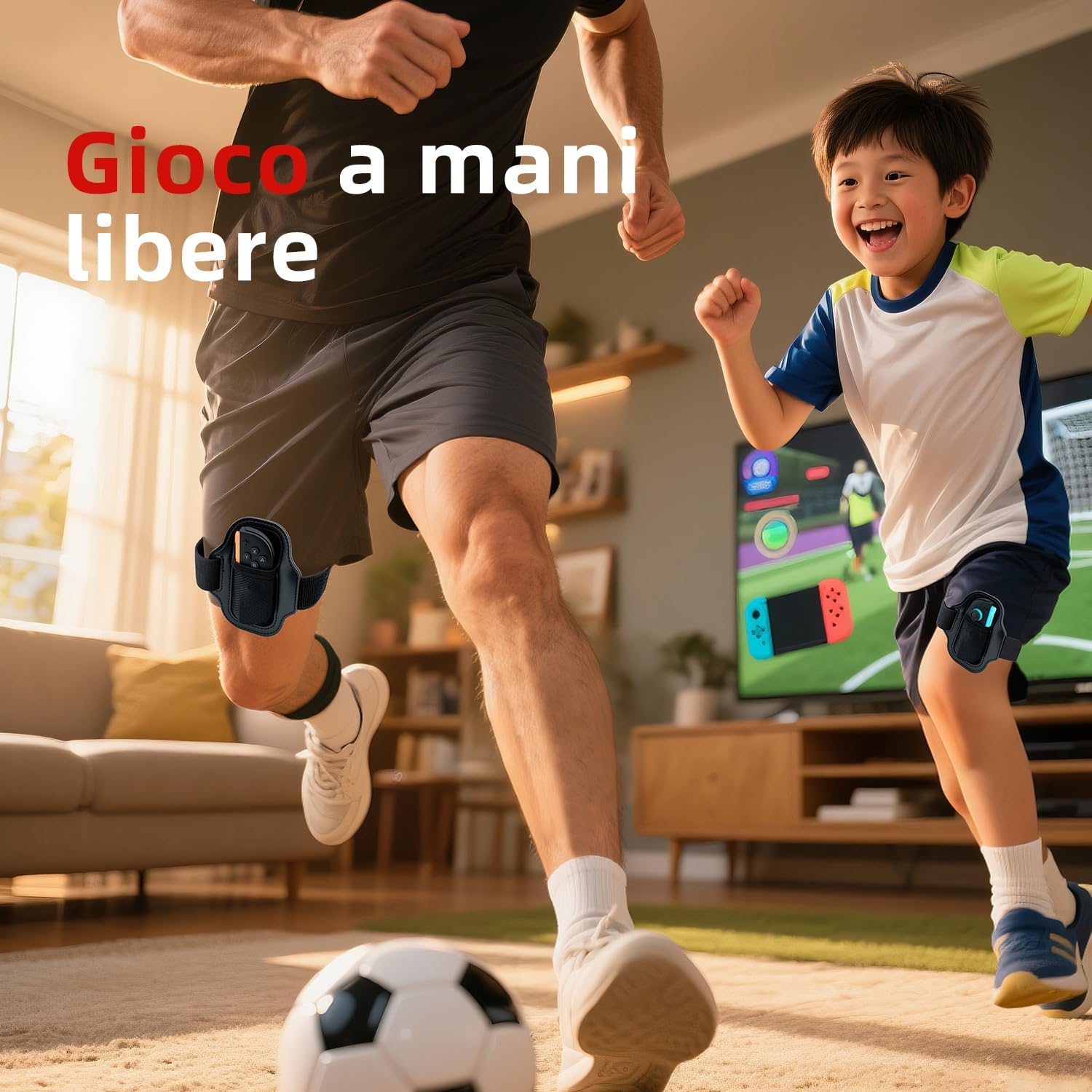 Thumbnail 6 de Tolesum cinture per gambe con cinghie regolabili compatibili con Joy-Con e Nintendo Switch/Switch 2 (nero)