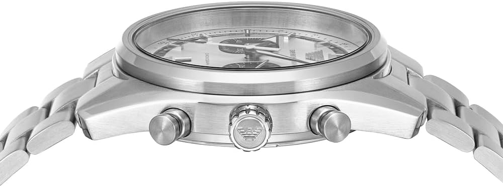 Thumbnail 4 de Emporio Armani Watch for Men – Quarz-Chronograph mit 42-mm-Edelstahlarmband