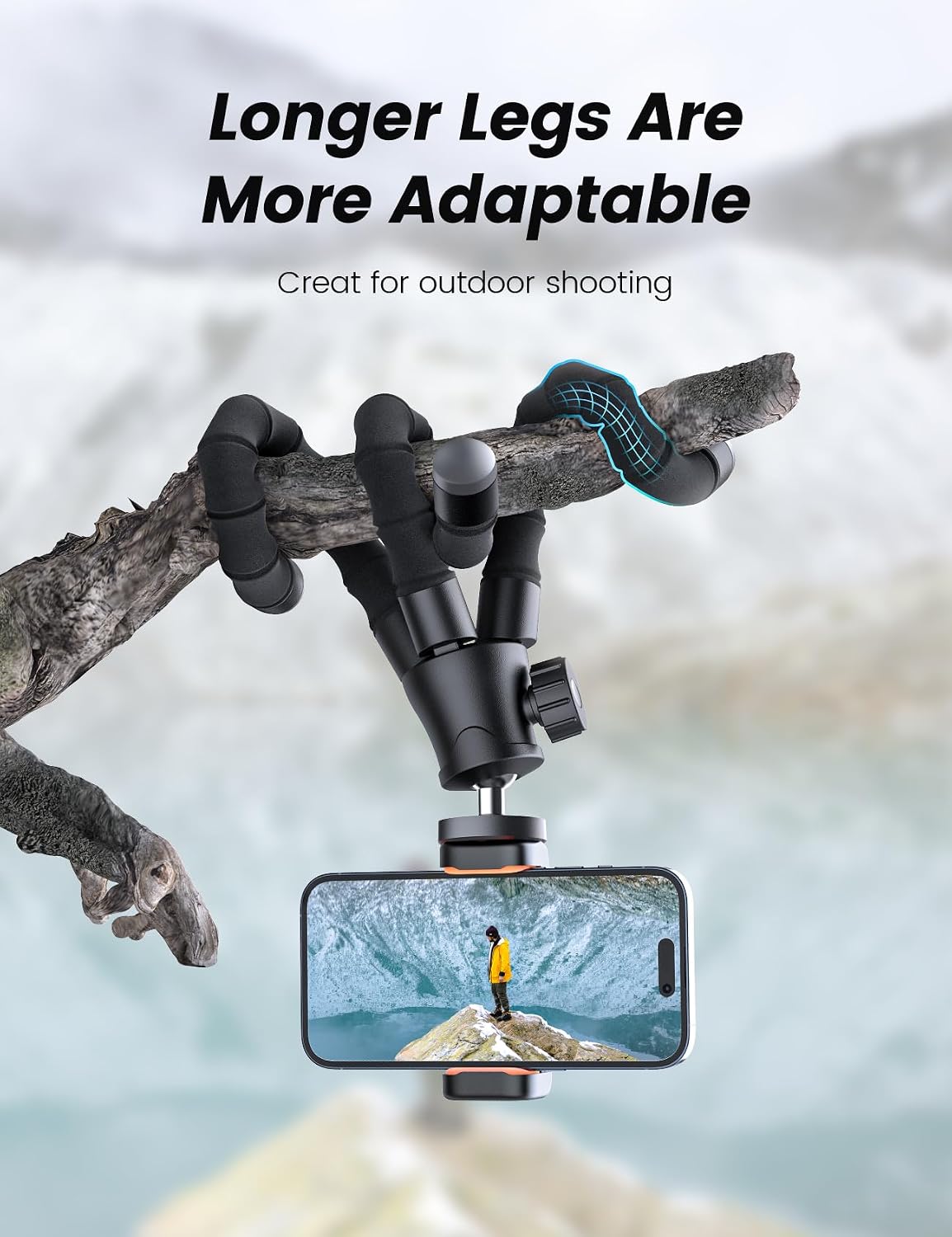 Detalle de Phone Tripod with 360° Rotation