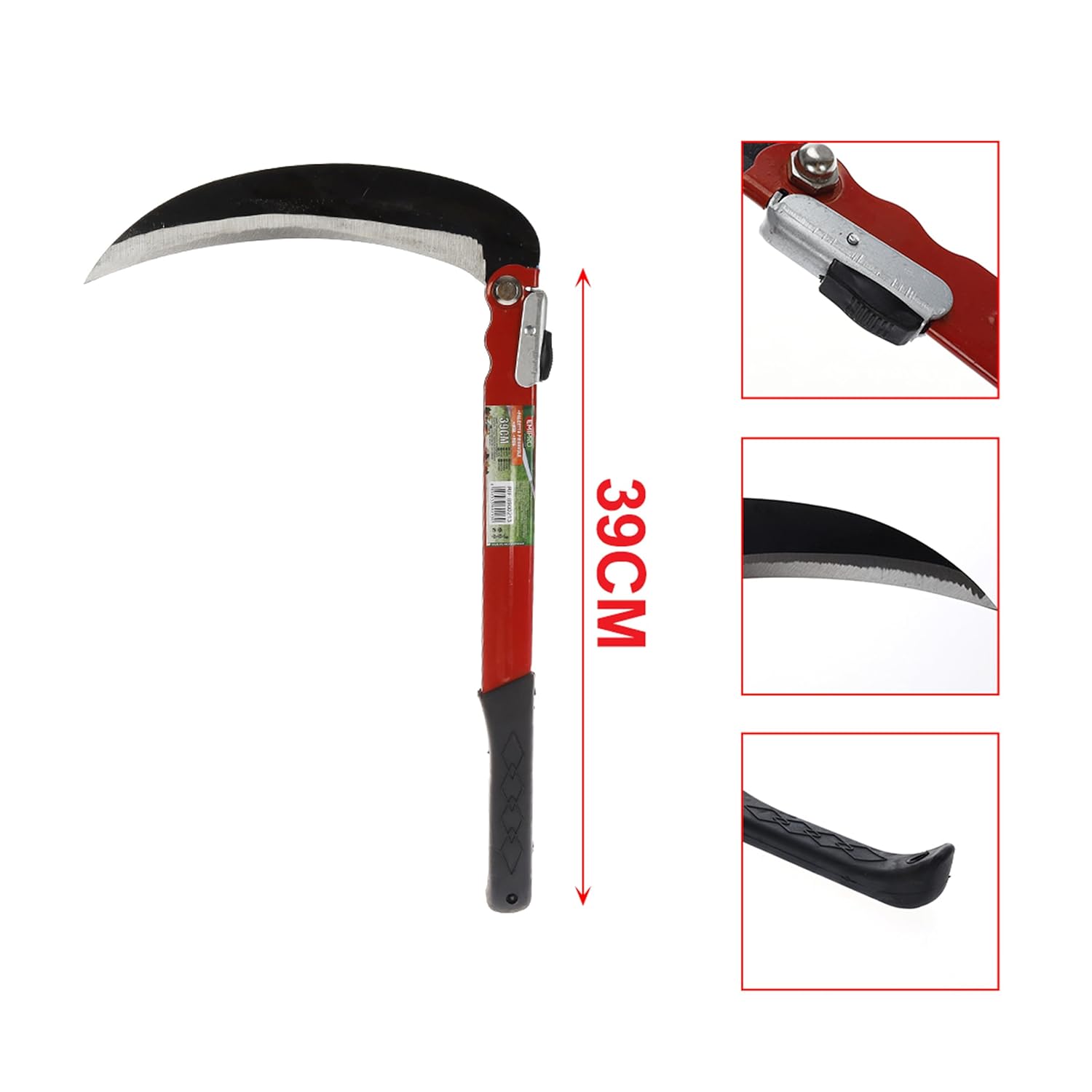 Thumbnail 1 de 2 PEZZI – A2ZWORLD Falce Pieghevole 39 cm con lama 21 cm: versatile per giardinaggio e outdoor