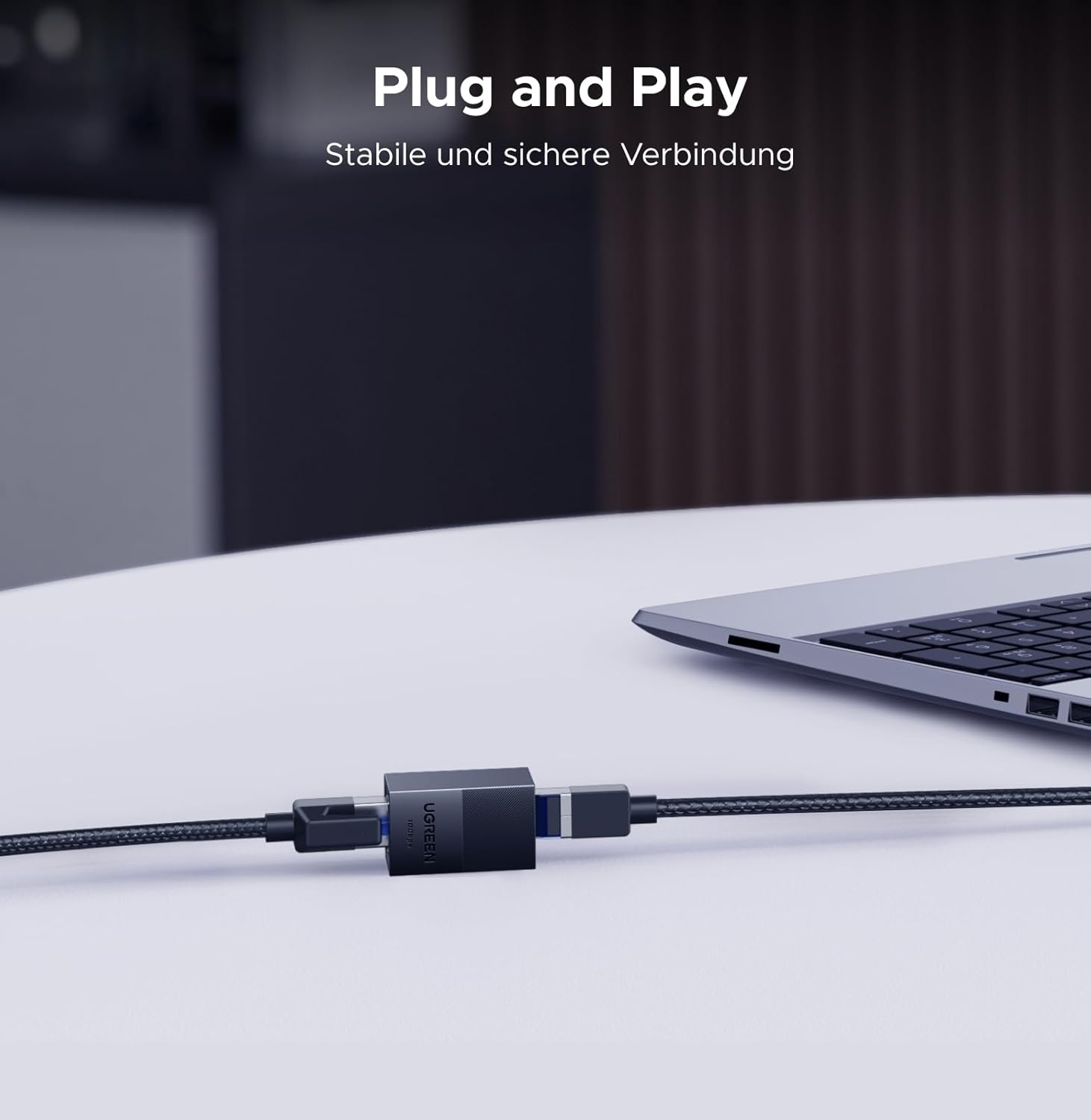 Thumbnail 3 de UGREEN RJ45 LAN-Kabel Verlängerung (Kupplung) mit Abschirmung – PoE-fähig bis 10 Gbps, kompatibel mit Cat7/Cat6/Cat5e/Cat5