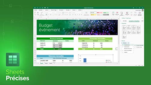 Detalle de OfficeSuite Personal – Version complète par MobiSystems (1 an) pour 1 PC Windows et 2 appareils mobiles