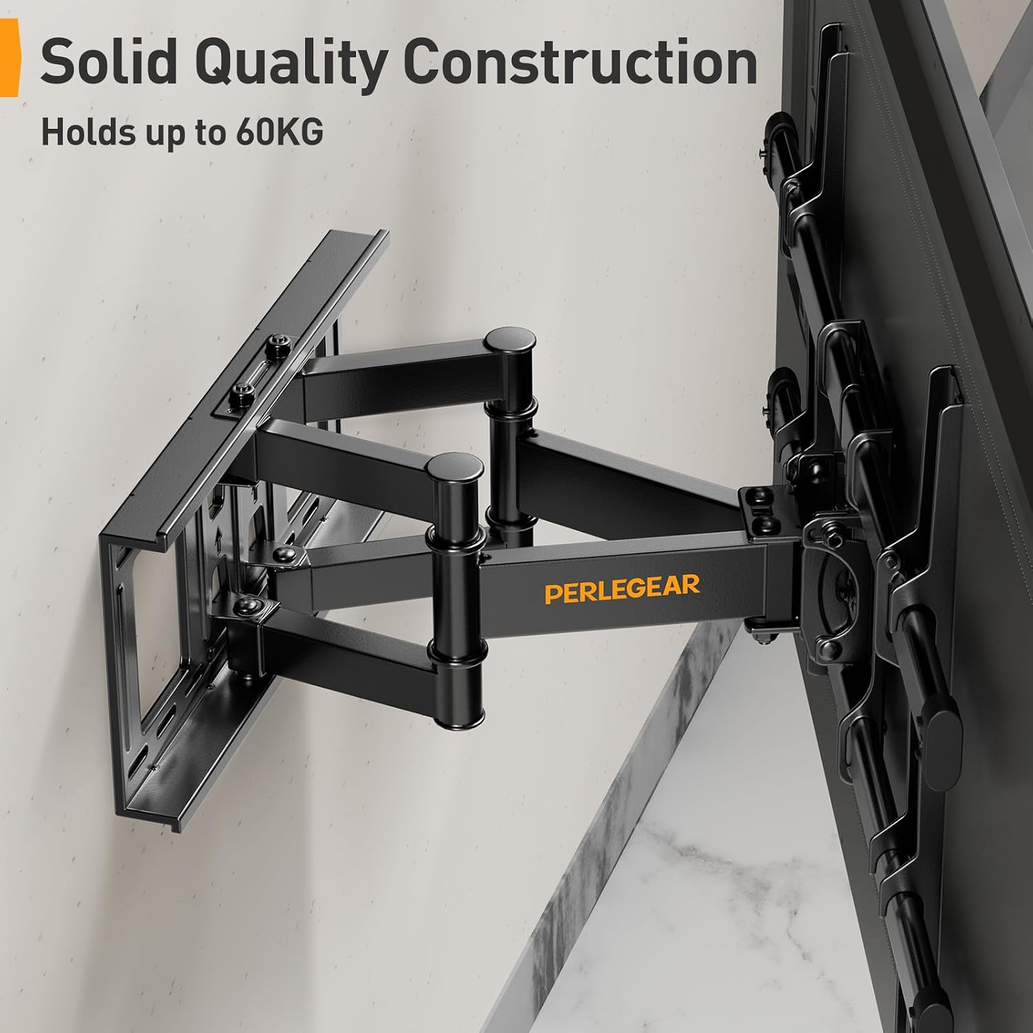 Thumbnail 5 de Perlegear TV Wall Bracket 60kg swivel tilt
