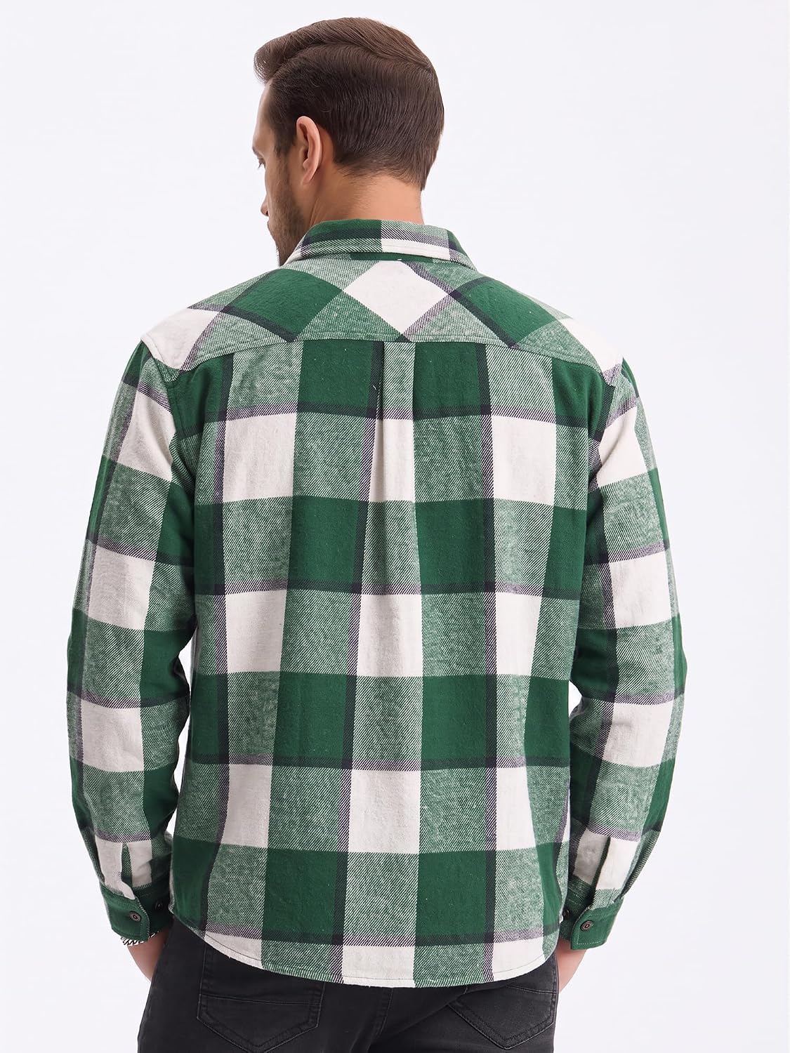 Detalle de Comdecevis Men's Flannel Shirt Jacket, Cotton