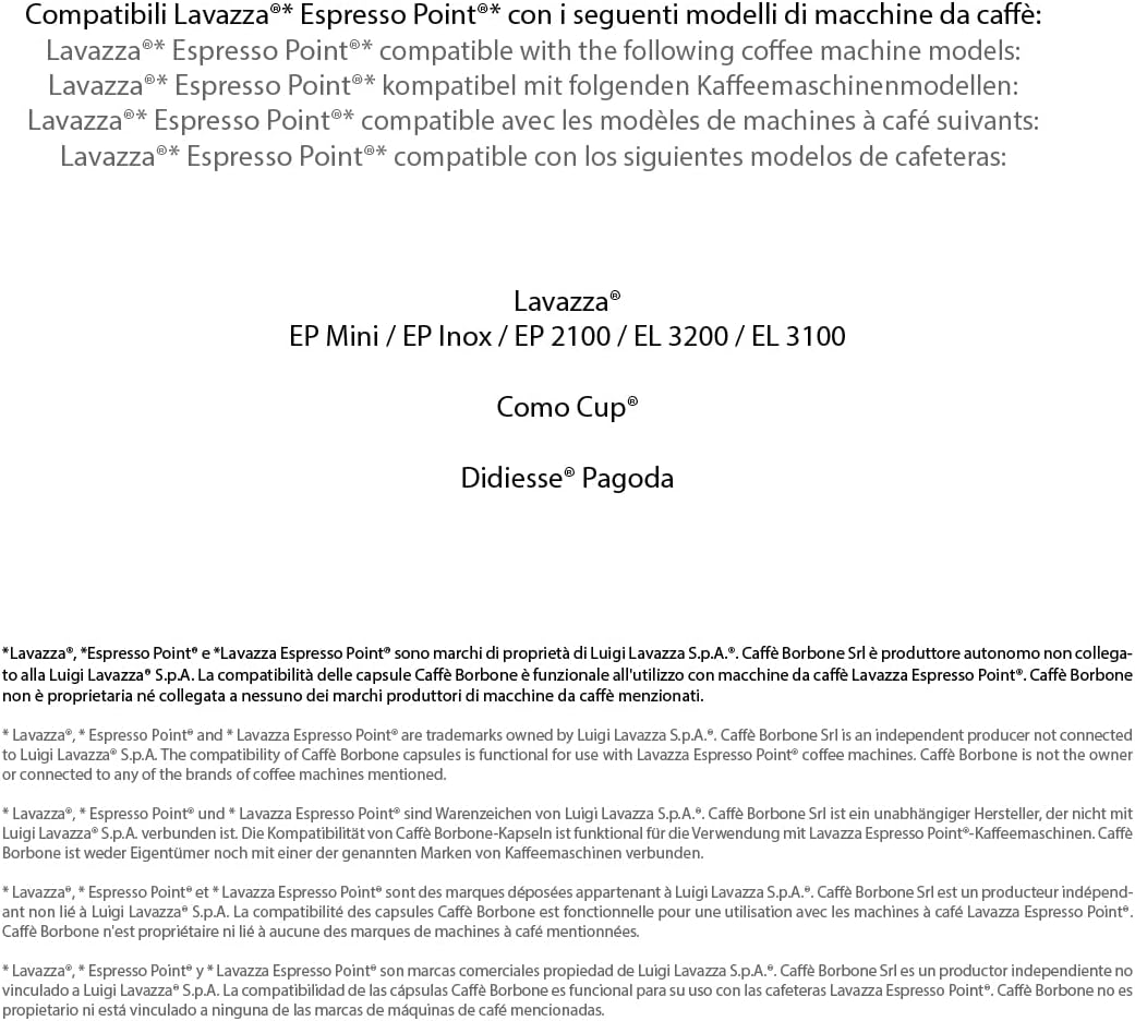 Thumbnail 5 de Caffè Borbone Mélange Or ☕️ 100 Cápsulas para Lavazza ESPRESSO POINT