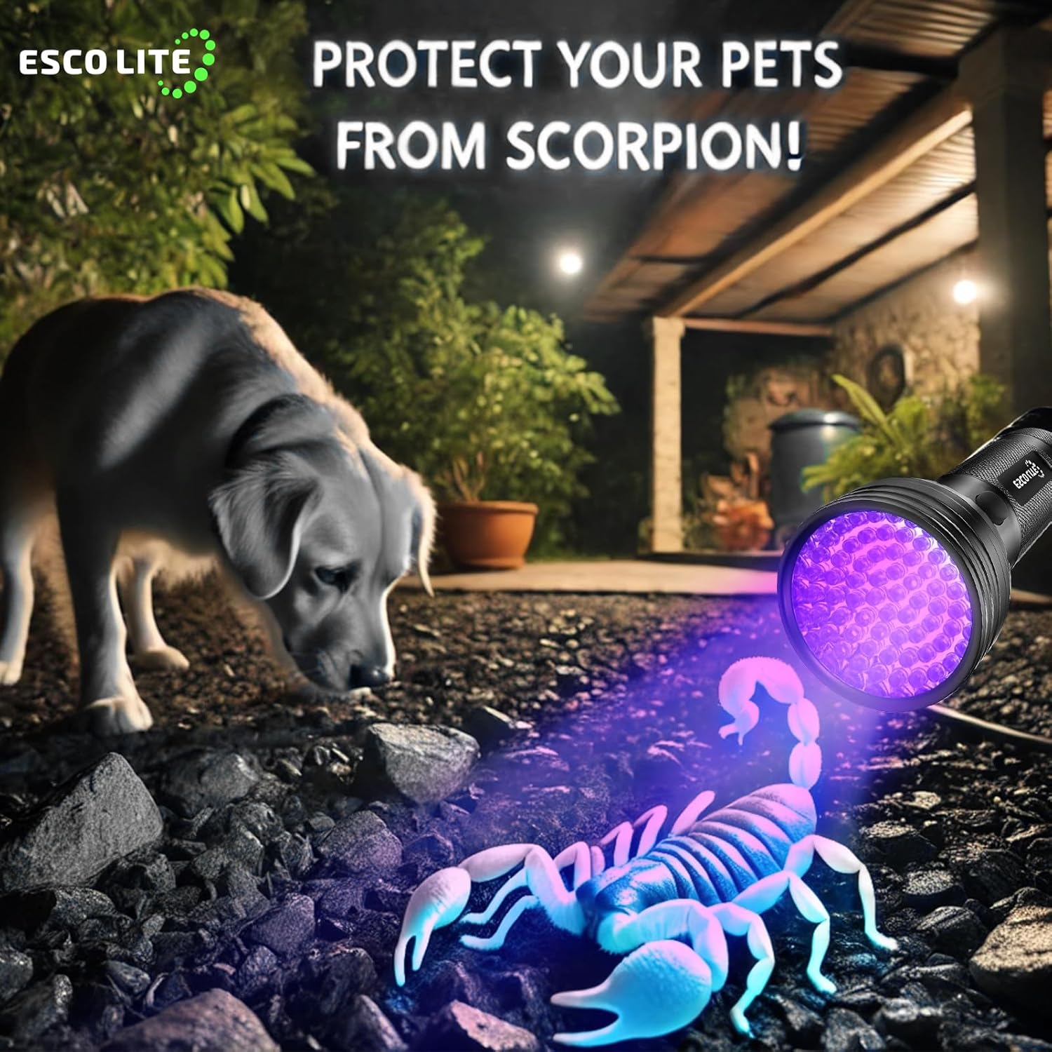 Detalle 2 de ESCO LITE 51 LED UV Blacklight Detector ⚡