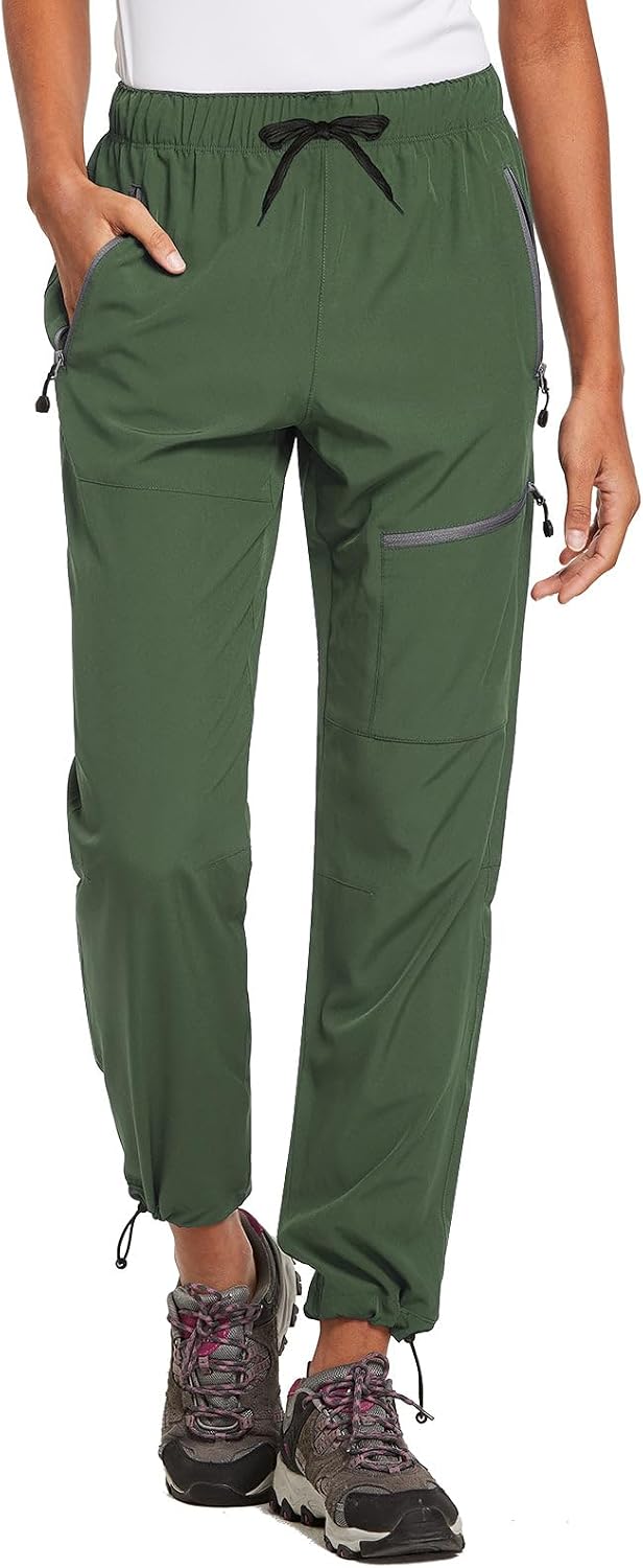 Detalle 2 de baleaf Damen Outdoorhose Wanderhose – Wasserdicht, Schnelltrocknend, Capris mit UV-Schutz UPF 50+