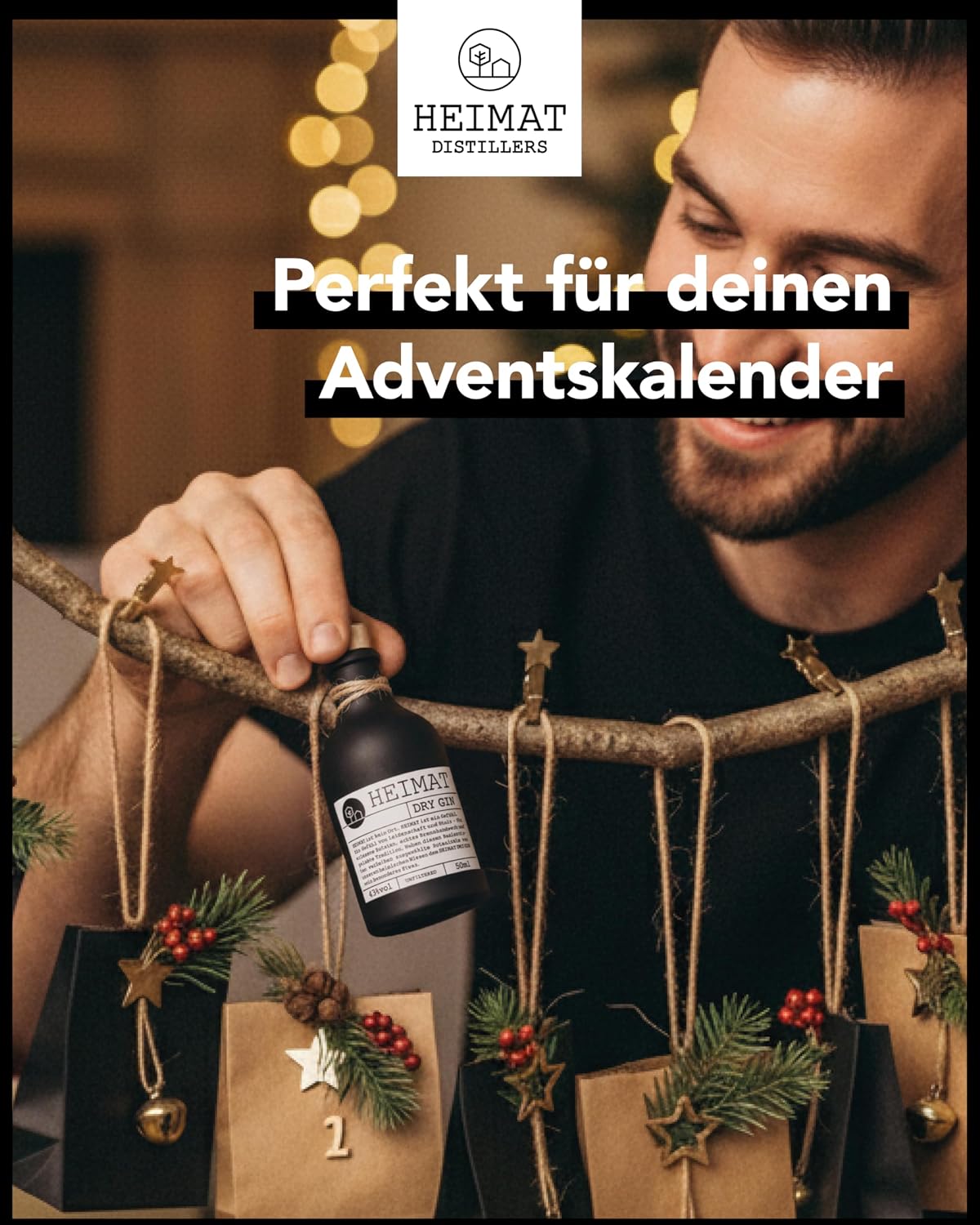 Thumbnail 2 de HEIMAT Dry Gin Probierset Miniatur (3×50 ml) – für ein Gin-Tasting mit 18 Botanicals