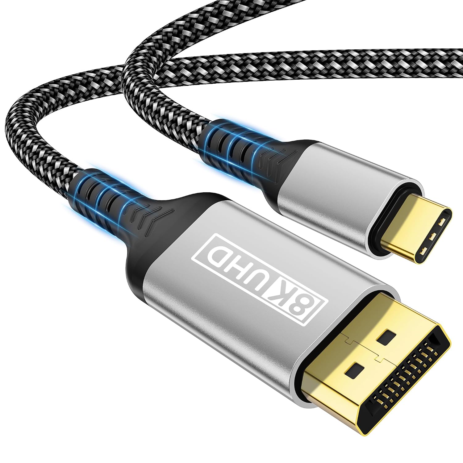 Detalle de lalasis USB-C to DisplayPort 1.4 Cable, 3m, 8K 60Hz, 32.4Gbps