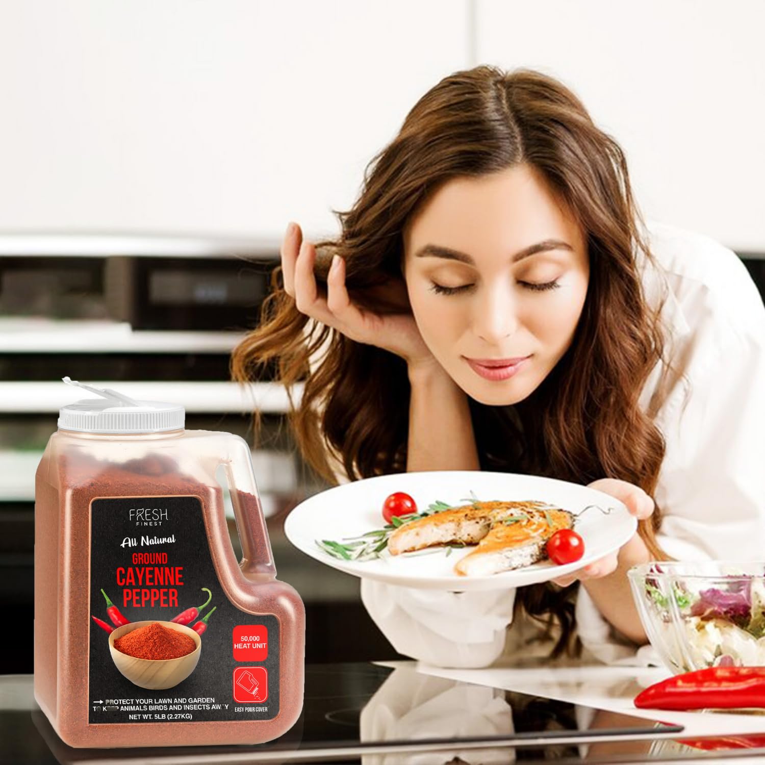 Thumbnail 6 de Fresh Finest Cayenne Pepper Powder, 5 lb Bulk, 50,000 SHU