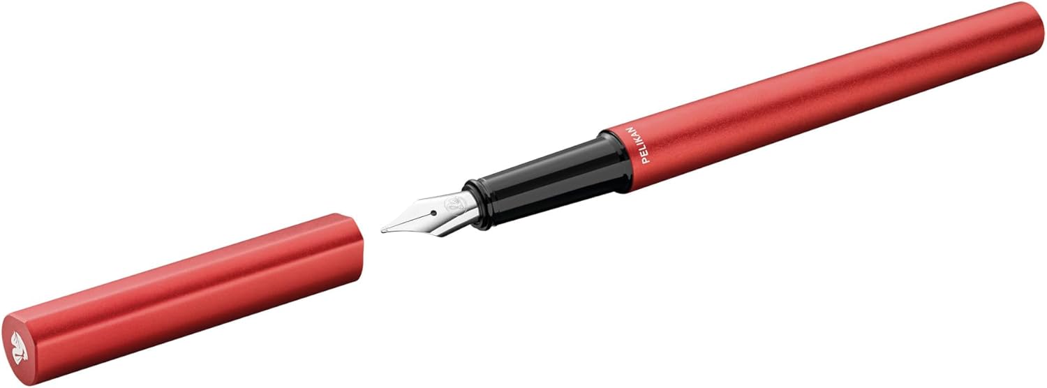 Detalle de FH P6 Ineo Elemente Fiery Red Etui – Füllhalter mit Edelstahlfeder und Edelstein-Tintenpatrone