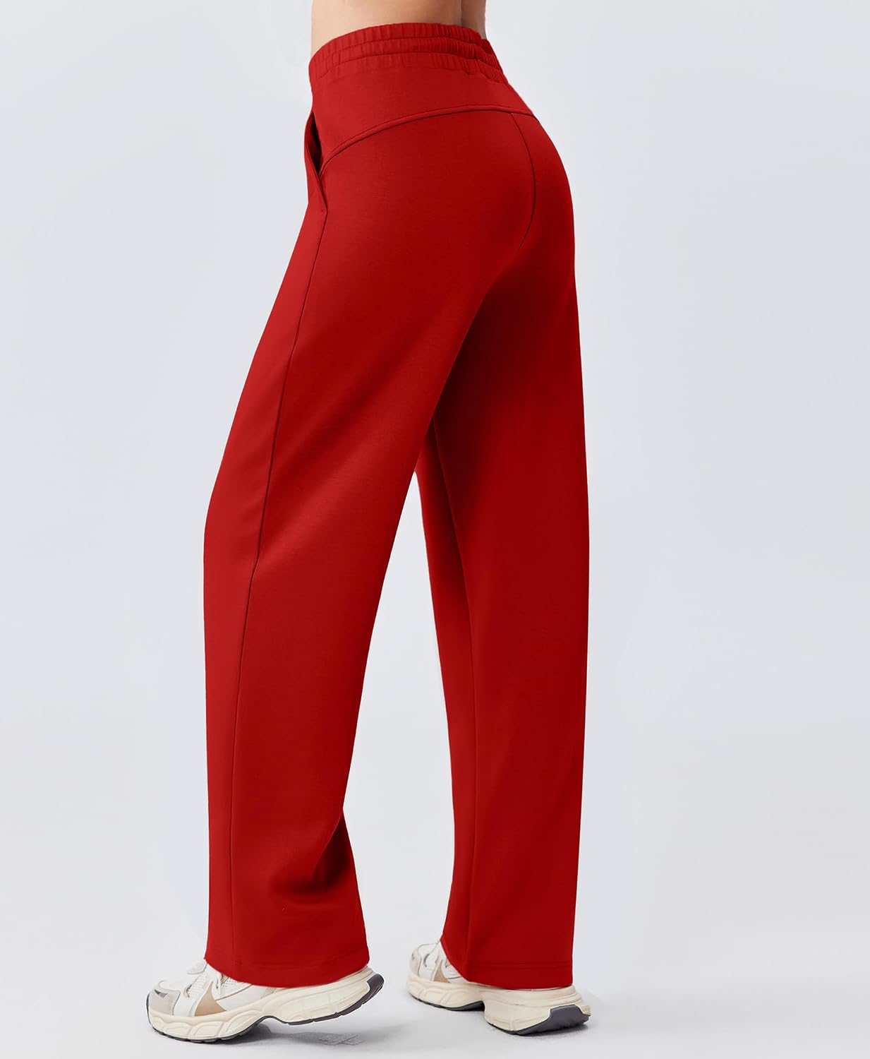 Detalle de PINSPARK Women's Half-Zip Two-Piece Tracksuit with Straight-Leg Pants