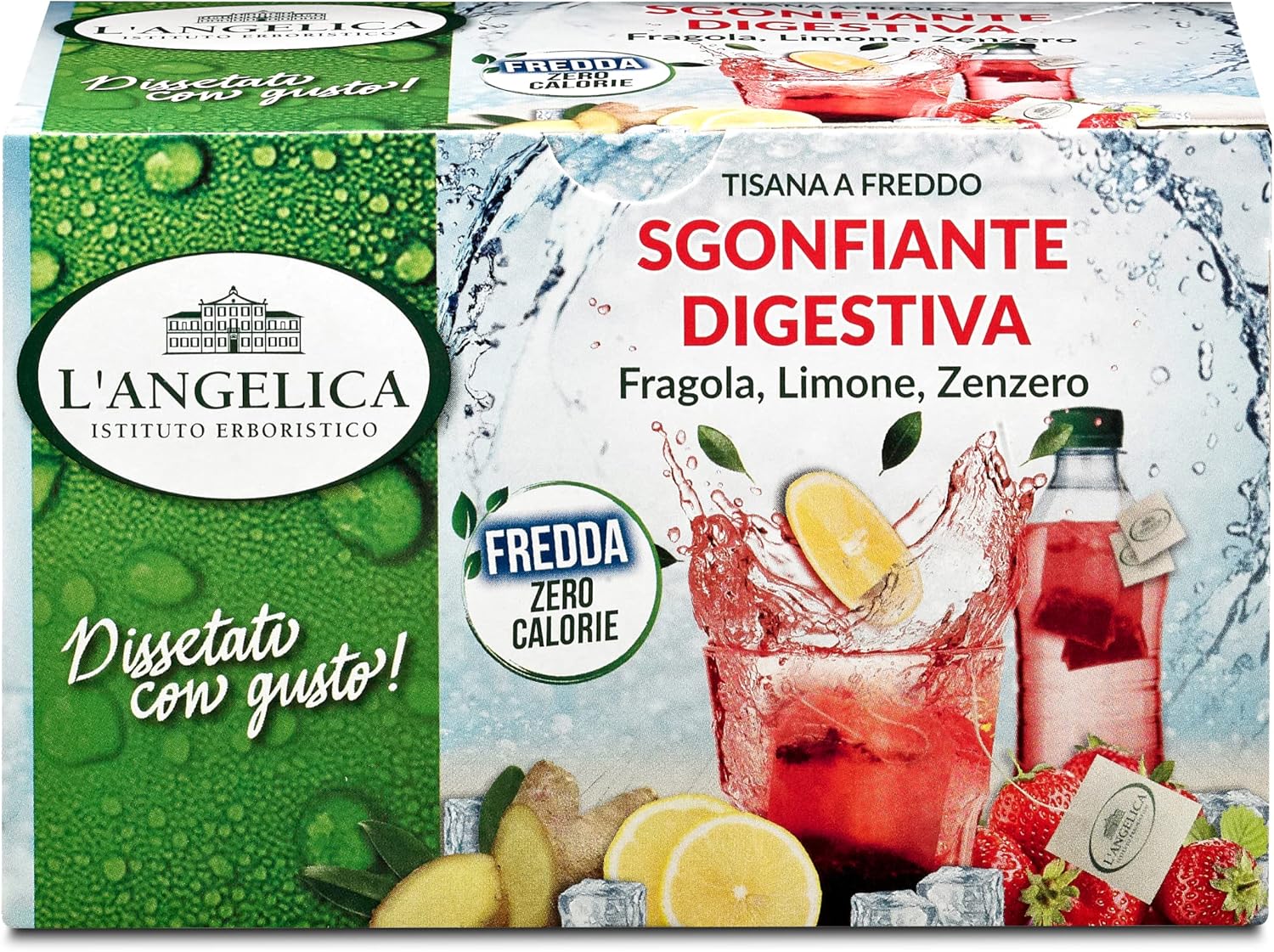 Detalle 2 de L'Angelica 10 astucci Tisane a freddo 🍵