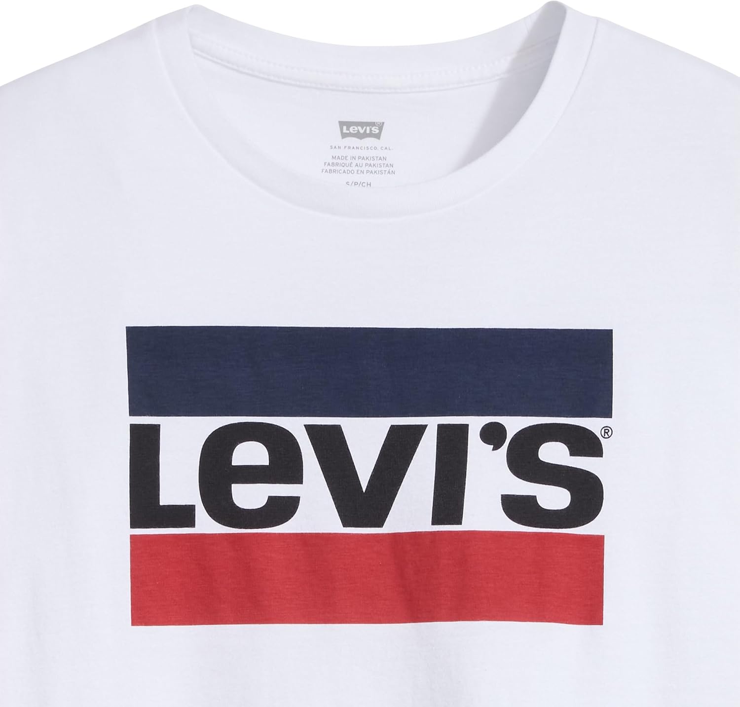 Detalle de Levi's The Perfect Tee Donna White M - T-shirt sporty dal taglio regolare