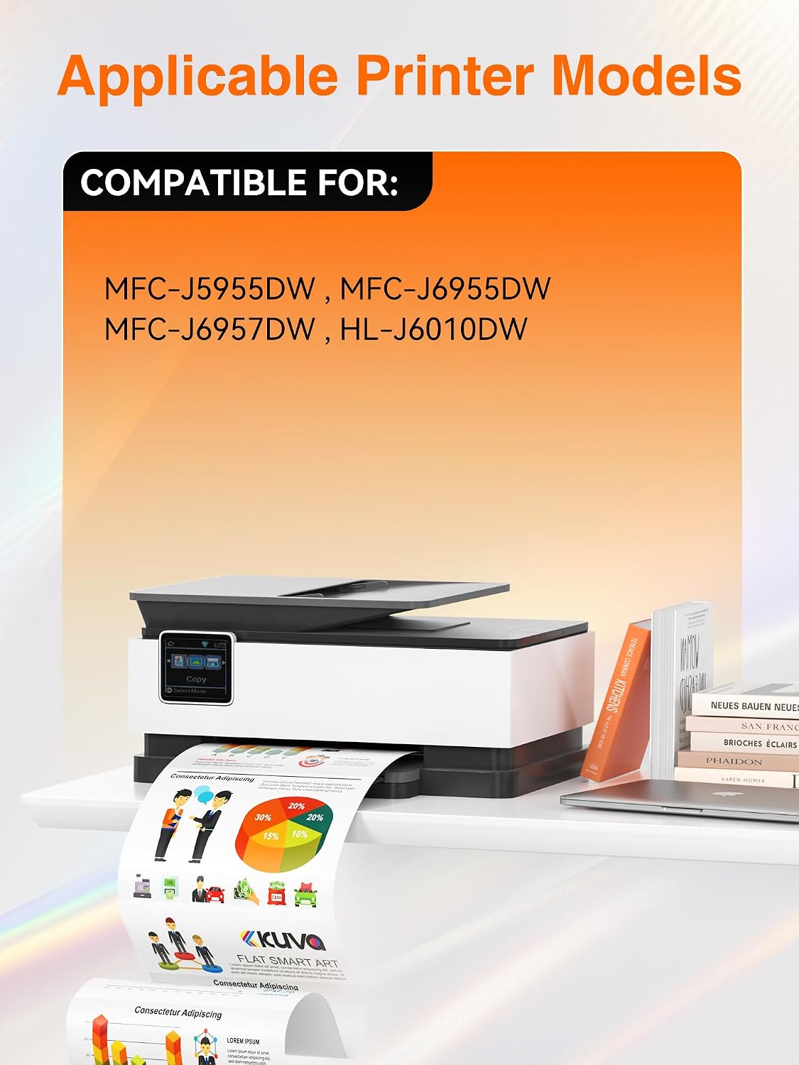 Thumbnail 1 de Kuva LC427 set cartucce d’inchiostro compatibili Brother LC427XL per MFC-J5955DW, MFC-J6955DW, MFC-J6957DW e HL-J6010DW
