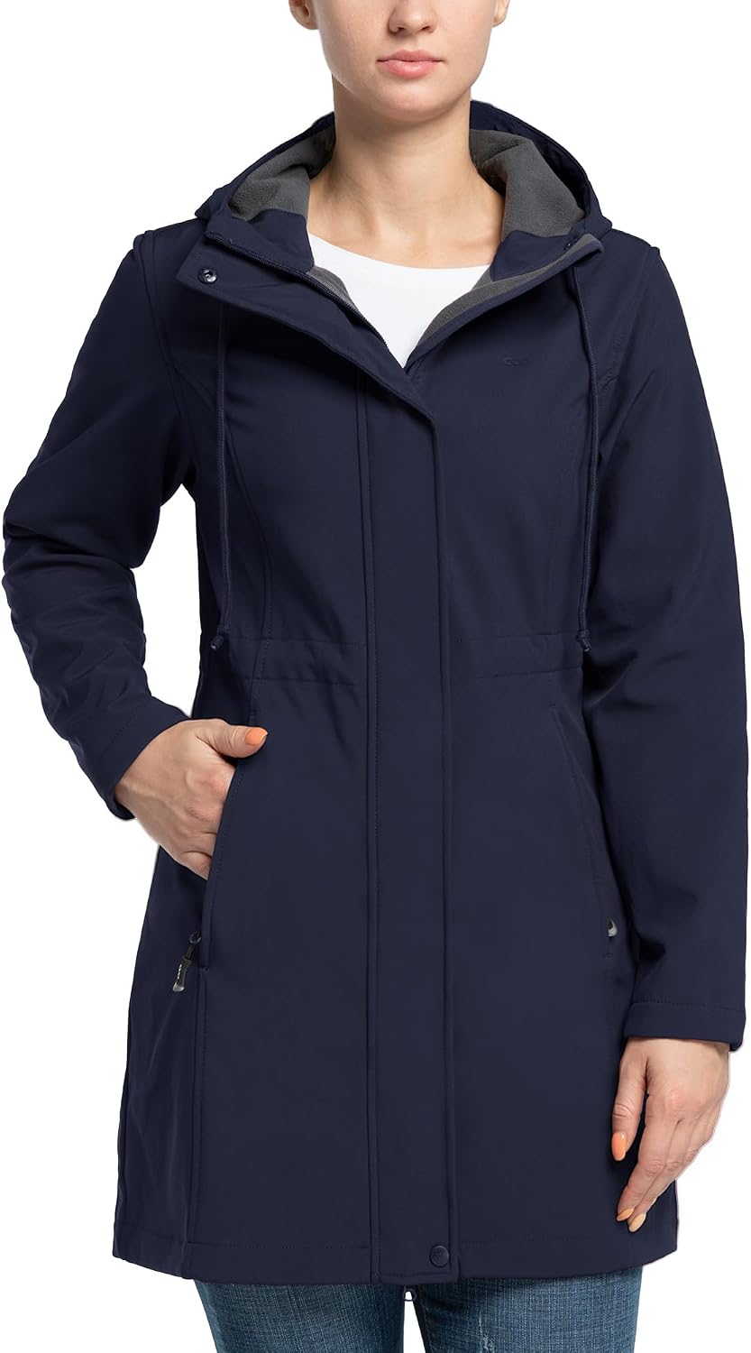 Detalle de 33,000ft Damen Softshell Regenjacke mit 8000MM