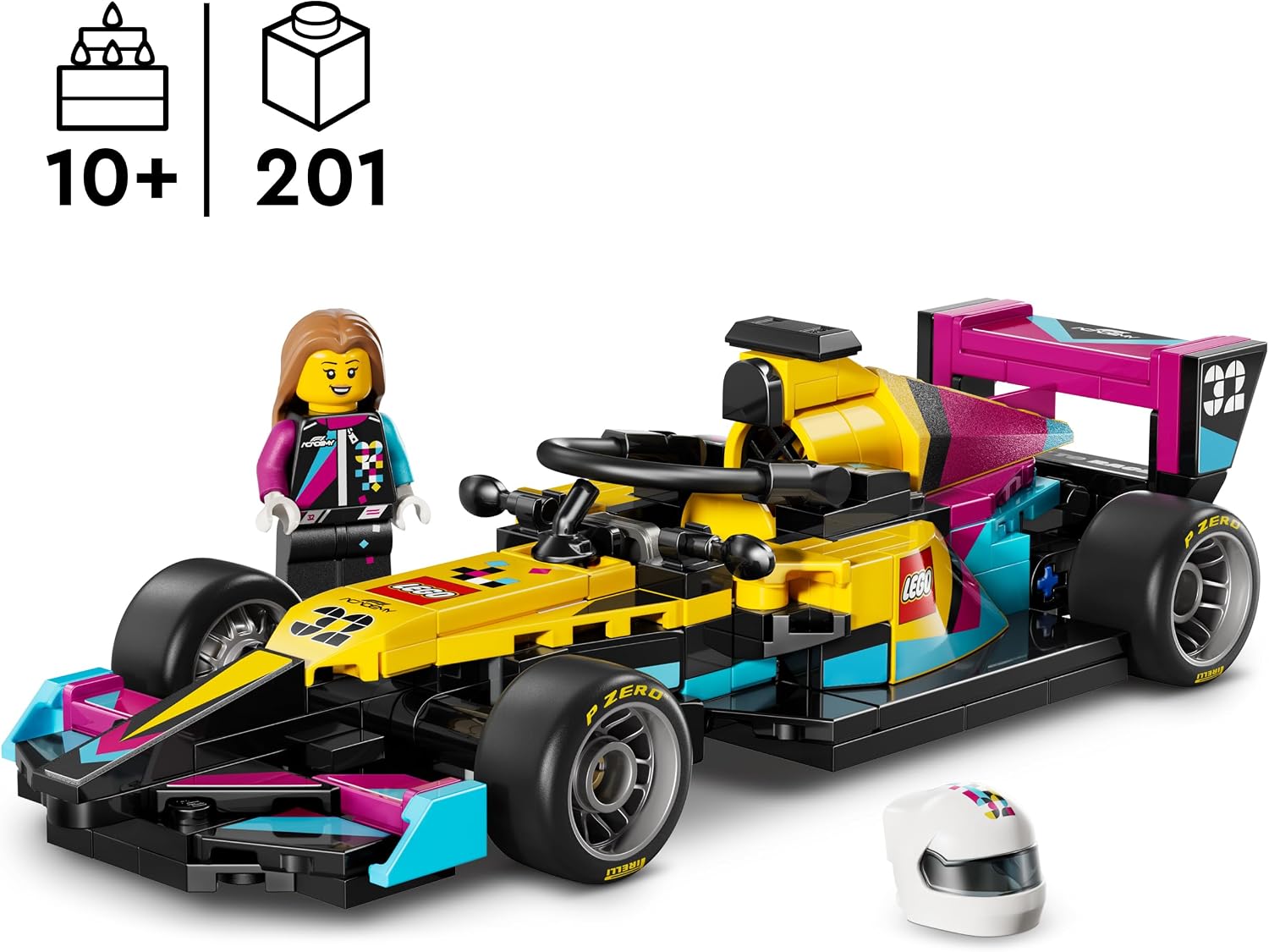 Thumbnail 1 de LEGO Speed Champions Voiture de Course F1 Academy 77258 – Maquette avec Minifigurine Femme Pilote