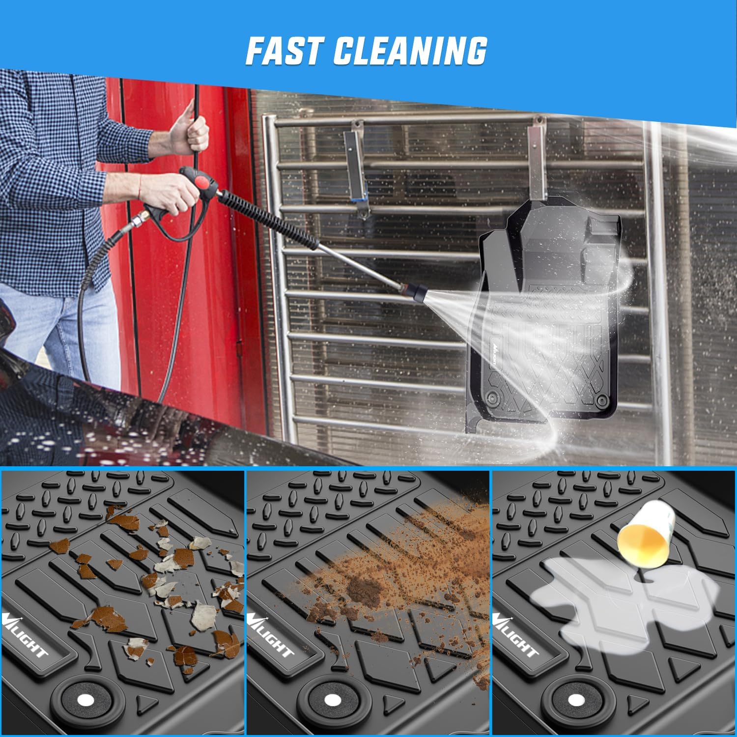 Thumbnail 4 de Nilight TPE Floor Mats