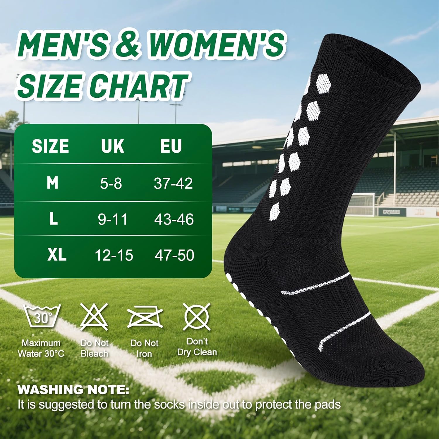 Thumbnail 6 de Niofind Football Grip Socks 3 Pairs