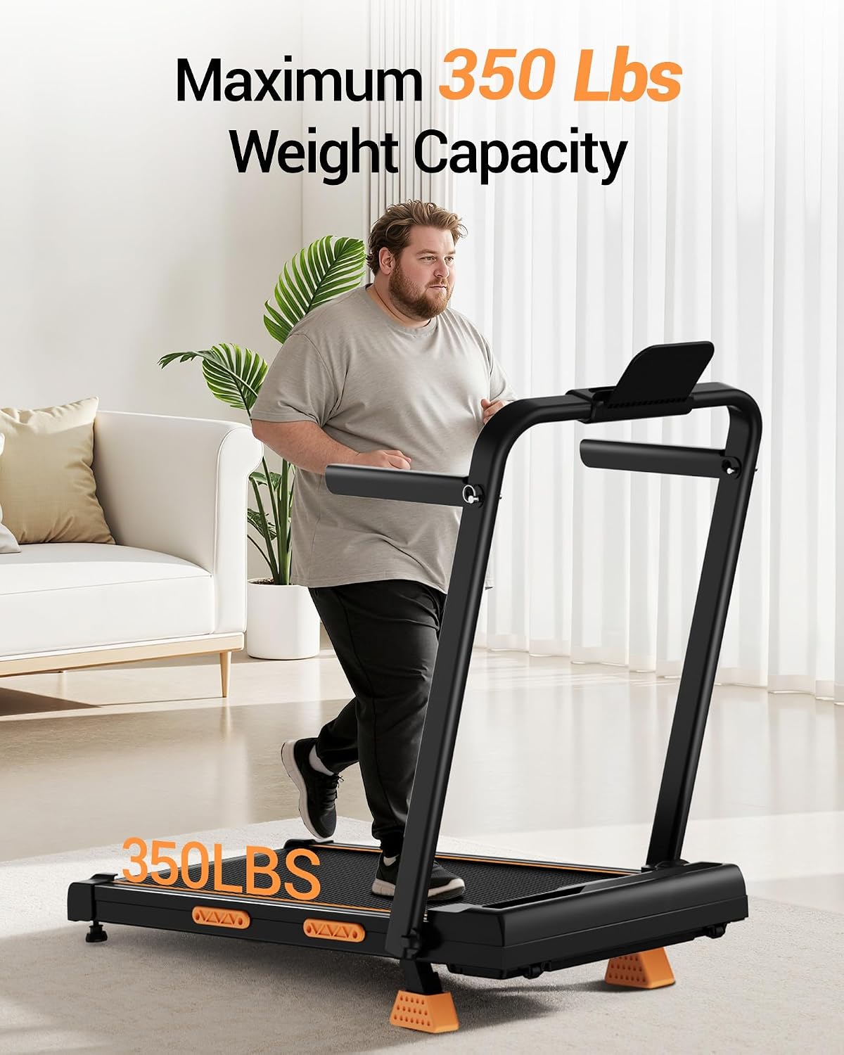 Thumbnail 3 de LONTEK X6F Folding Treadmill with 16% Incline and 3.0 HP Motor