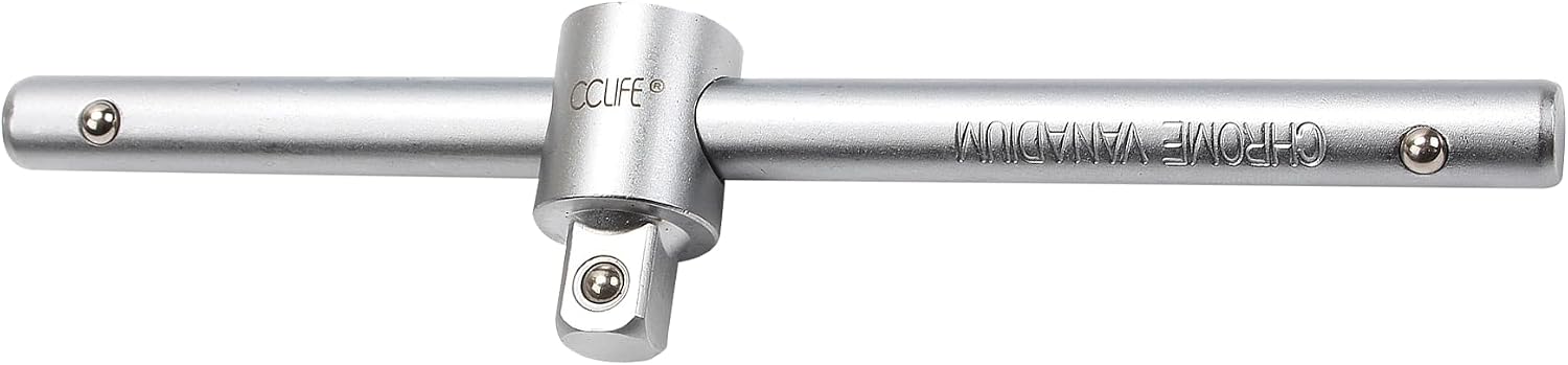 Detalle de CCLIFE kit bouchon de vidange 21 pièces en entraînement 3/8" avec poignée coulissante