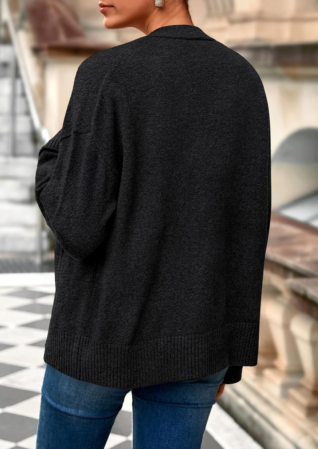 Detalle 2 de PRETTYGARDEN 2026 Oversized Cardigan Sweater