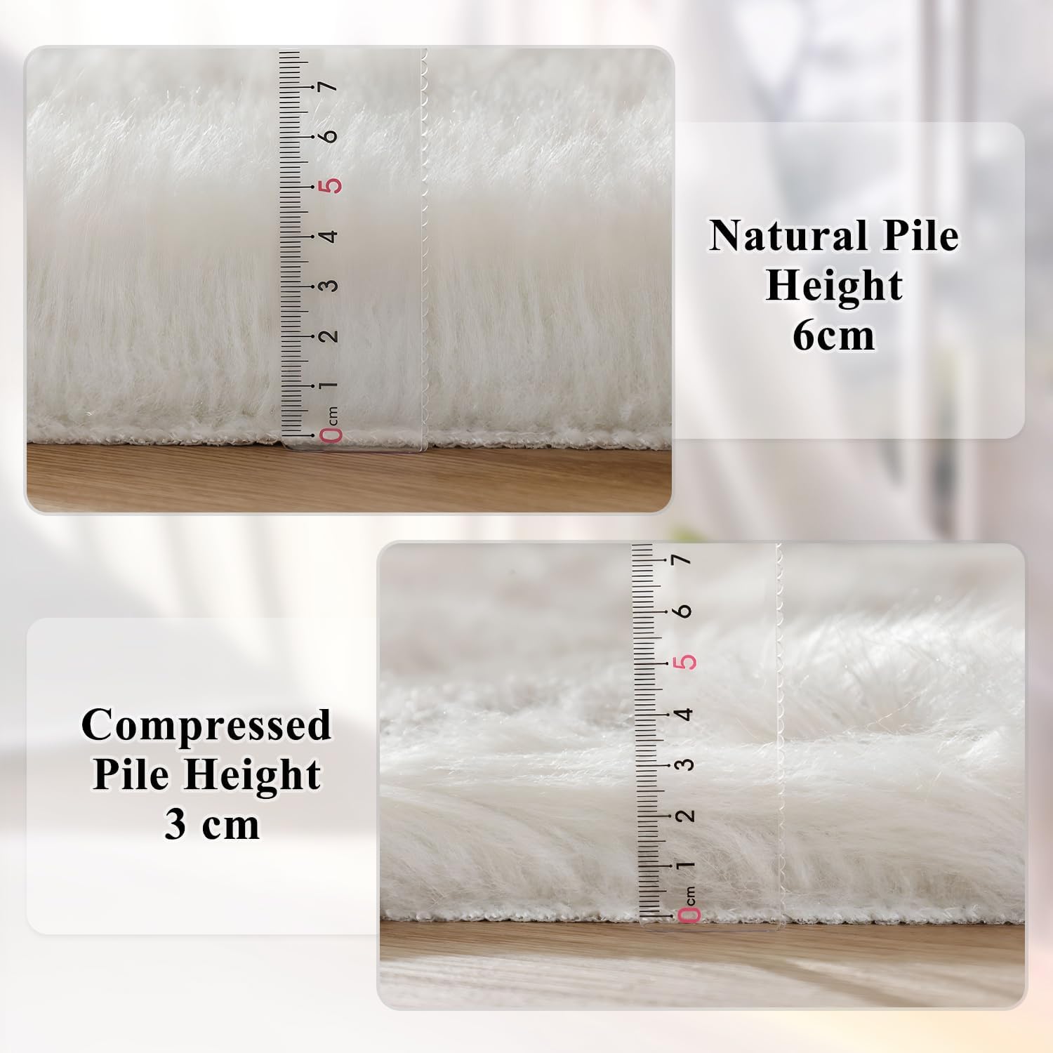 Thumbnail 4 de ORINOVA Tapis Rond 150 cm Blanc