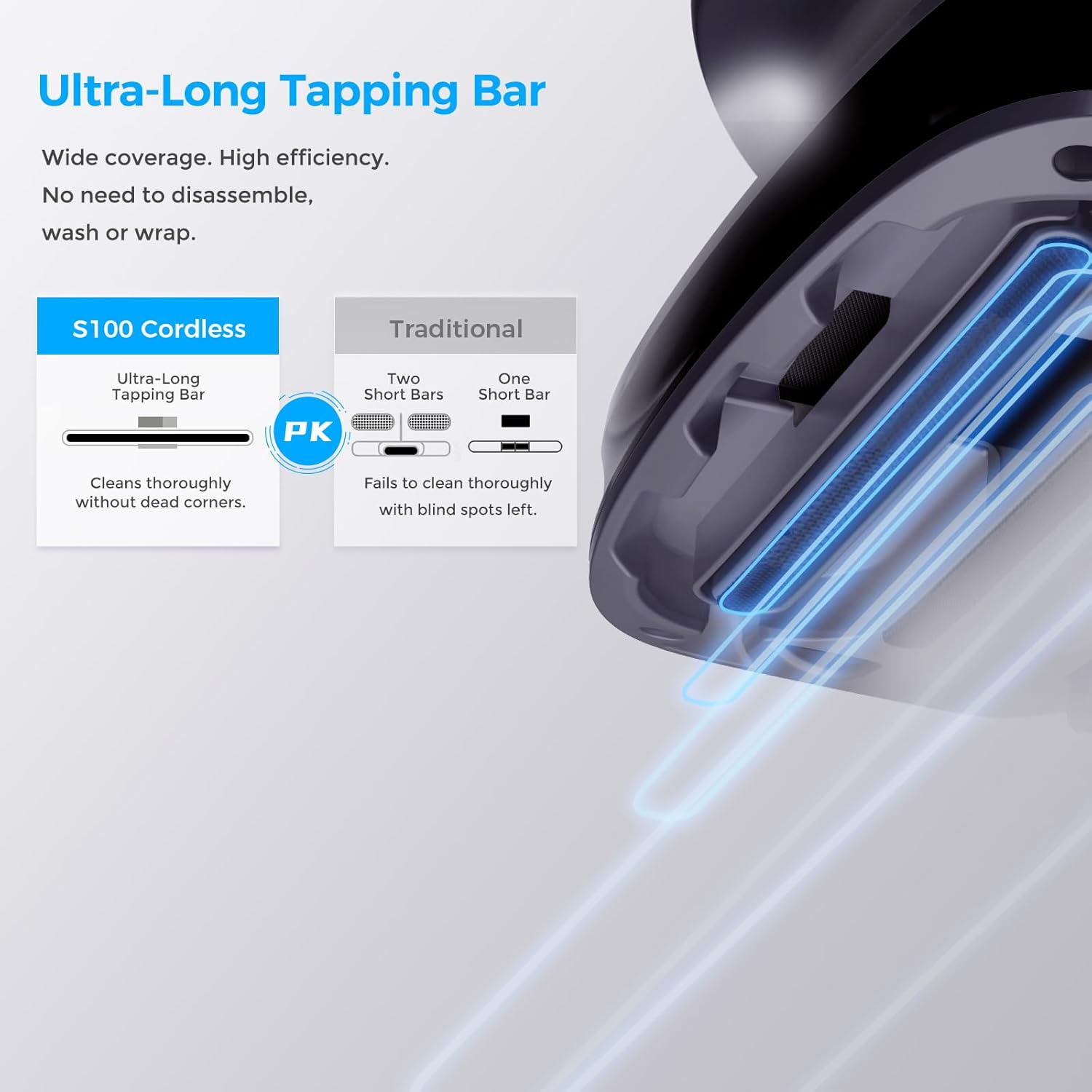 Thumbnail 5 de JIGOO S100 Aspirador de Colchones con Luz UV