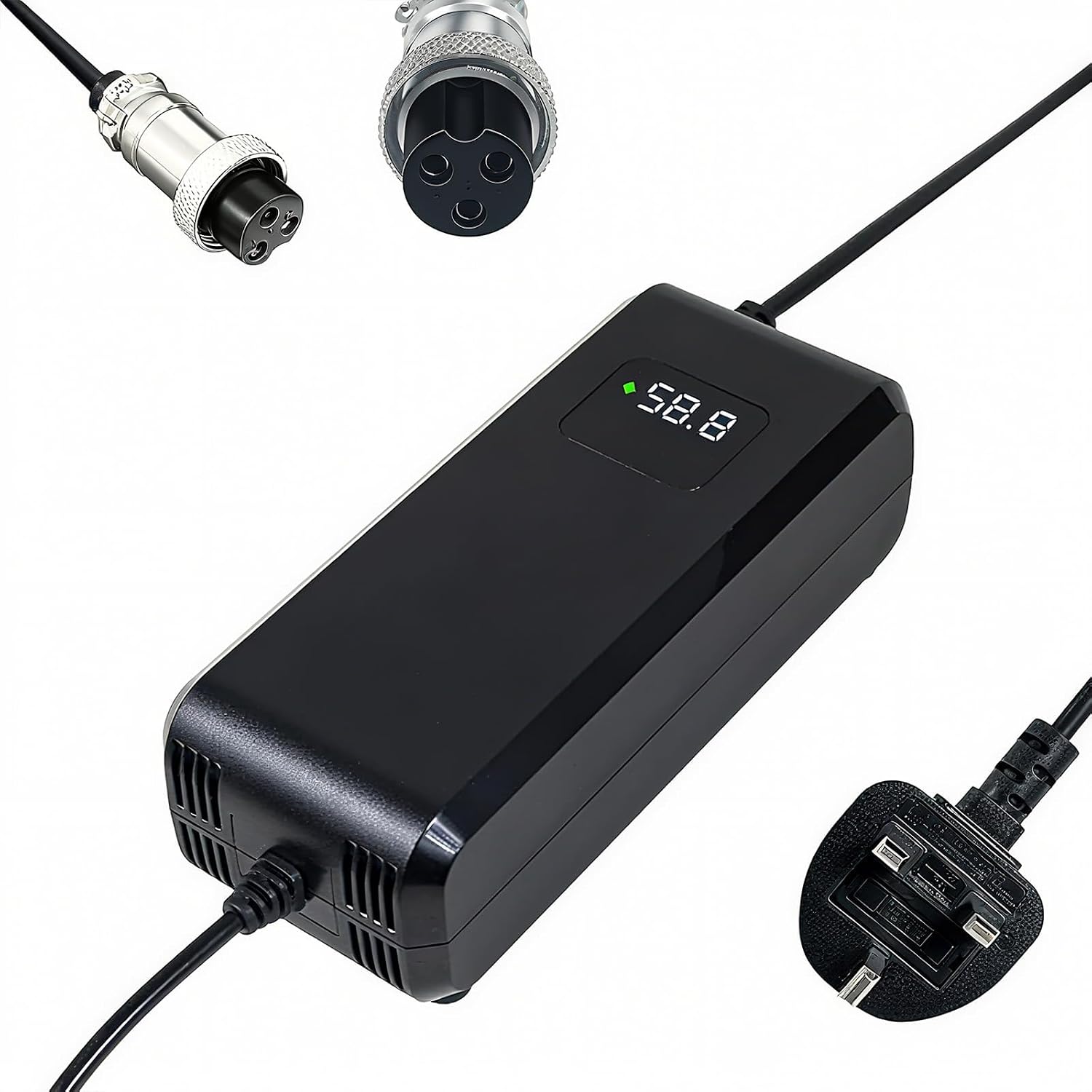 Detalle de 58.8V 4A battery charger for 52V lithium