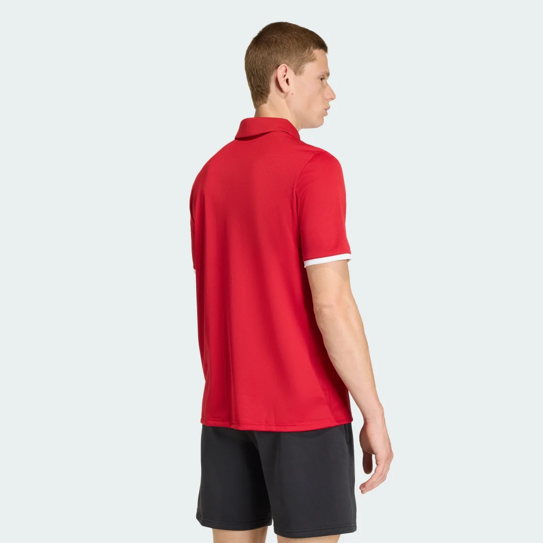Detalle 2 de Adidas Polo Entrada26 rojo