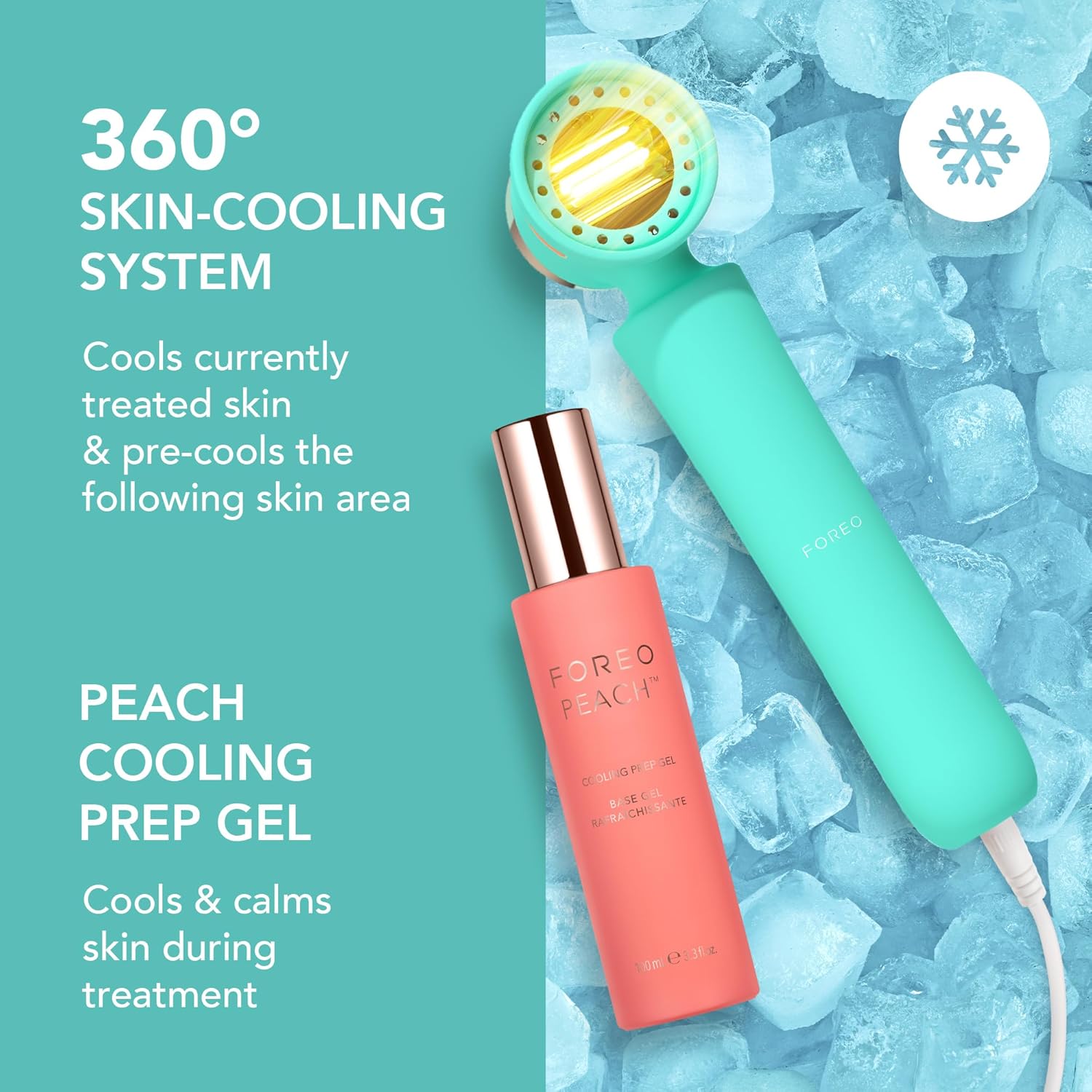 Thumbnail 3 de FOREO PEACH 2 IPL Hair Removal Device (Mint) for smooth skin at home