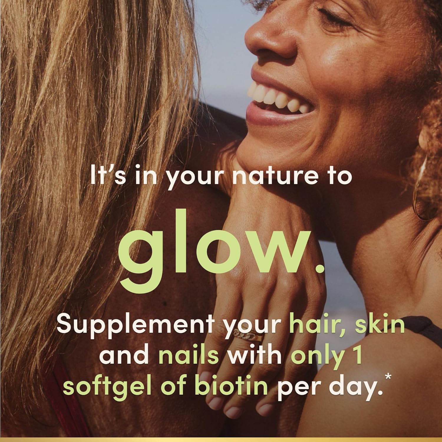 Thumbnail 3 de Nature's Bounty Biotin Hair Skin and Nails Vitamins, 120 Softgels