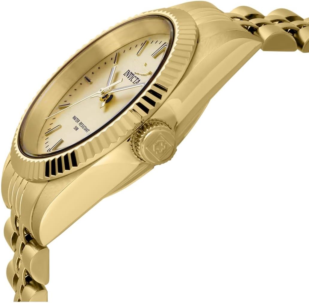Thumbnail 2 de Invicta Specialty Montre Femme 36 mm en Acier Inoxydable, Mouvement Quartz — Cadran Or